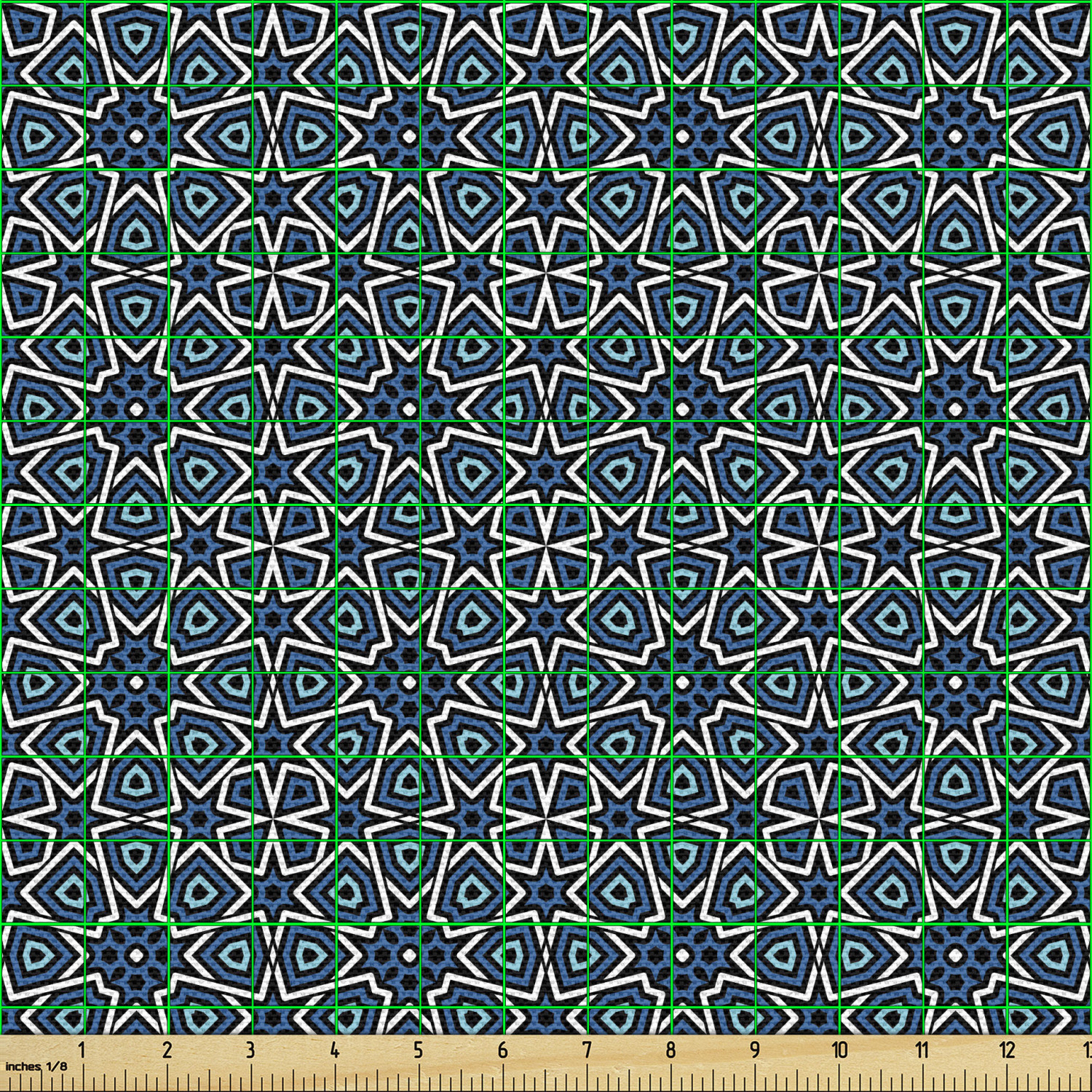Ambesonne Oriental Pattern Fabric by the Yard Decorative Upholstery Home Accents - Picture 98 of 161