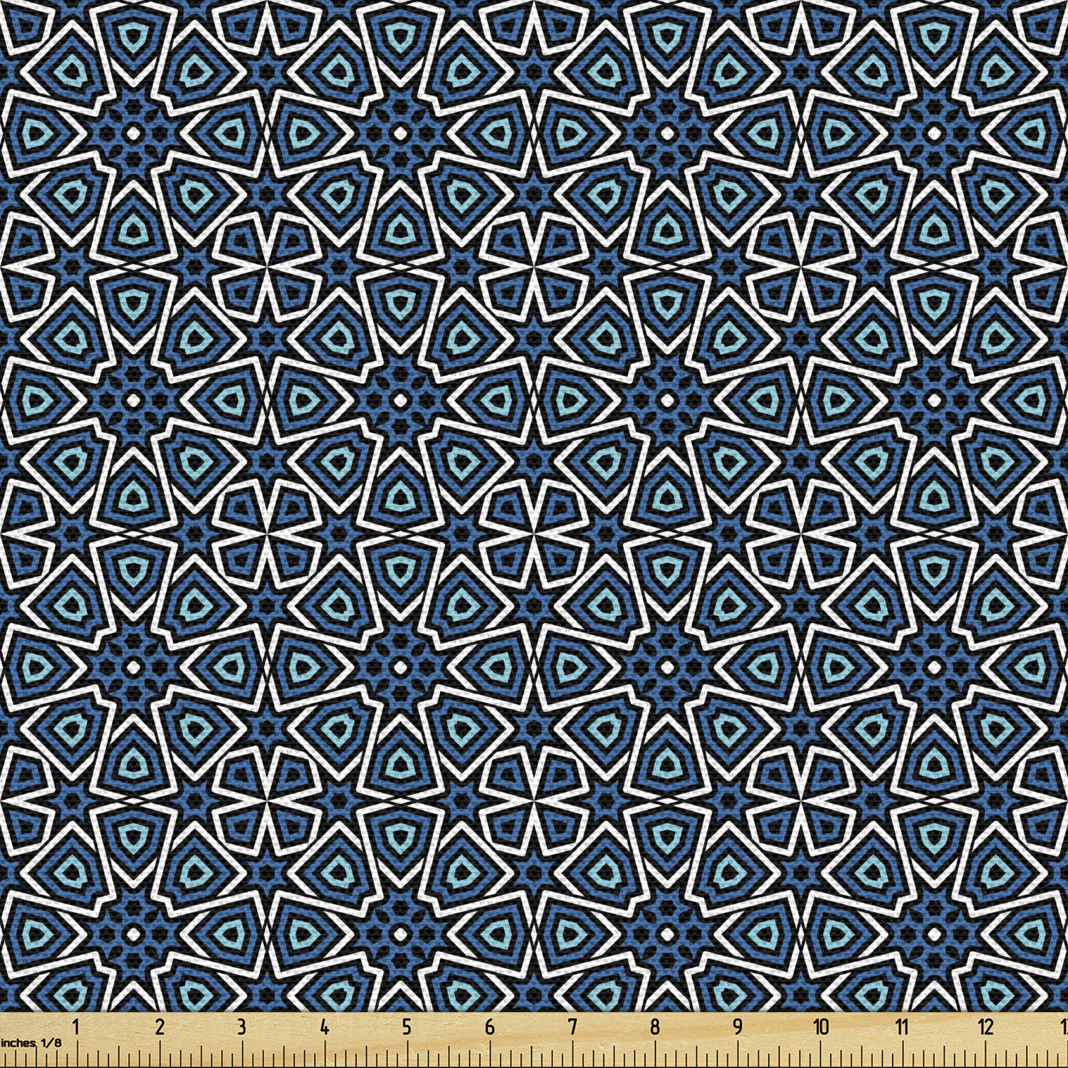 Ambesonne Oriental Pattern Fabric by the Yard Decorative Upholstery Home Accents - Picture 97 of 161