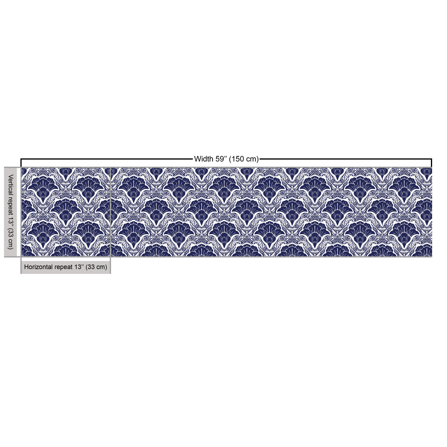 Ambesonne Oriental Pattern Fabric by the Yard Decorative Upholstery Home Accents - Picture 71 of 161
