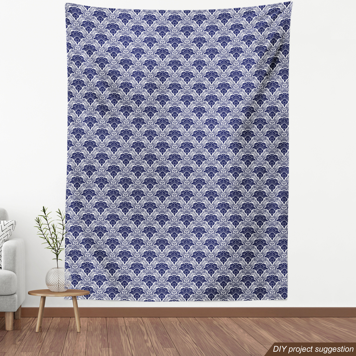 Ambesonne Oriental Pattern Fabric by the Yard Decorative Upholstery Home Accents - Picture 72 of 161