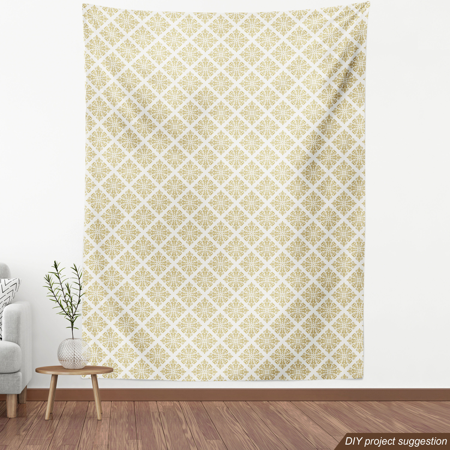 Ambesonne Oriental Pattern Fabric by the Yard Decorative Upholstery Home Accents - Picture 104 of 161