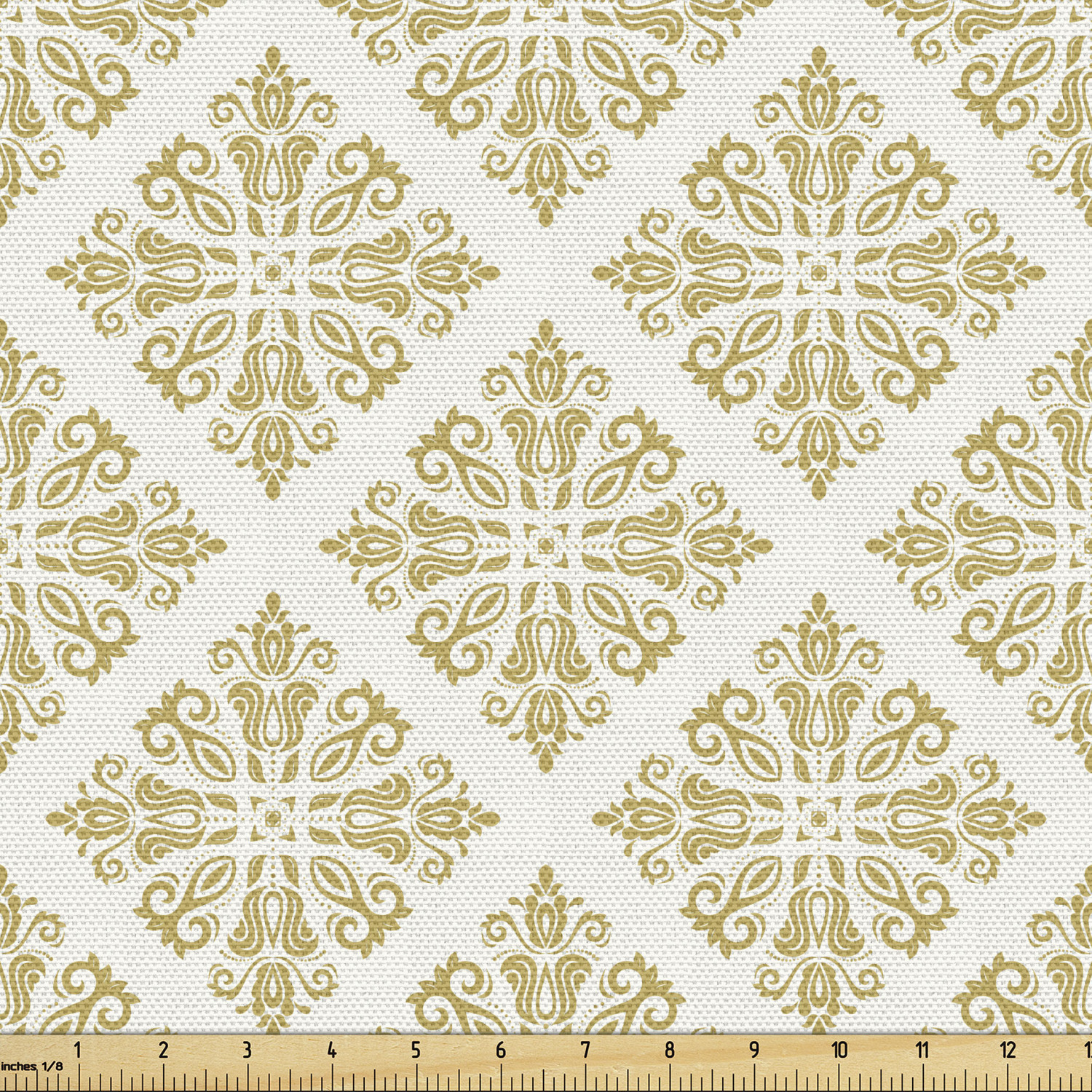 Ambesonne Oriental Pattern Fabric by the Yard Decorative Upholstery Home Accents - Picture 101 of 161