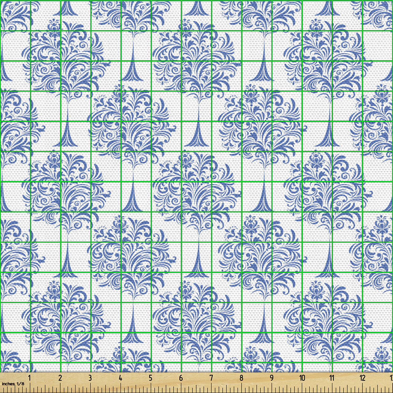 Ambesonne Oriental Pattern Fabric by the Yard Decorative Upholstery Home Accents - Picture 143 of 161