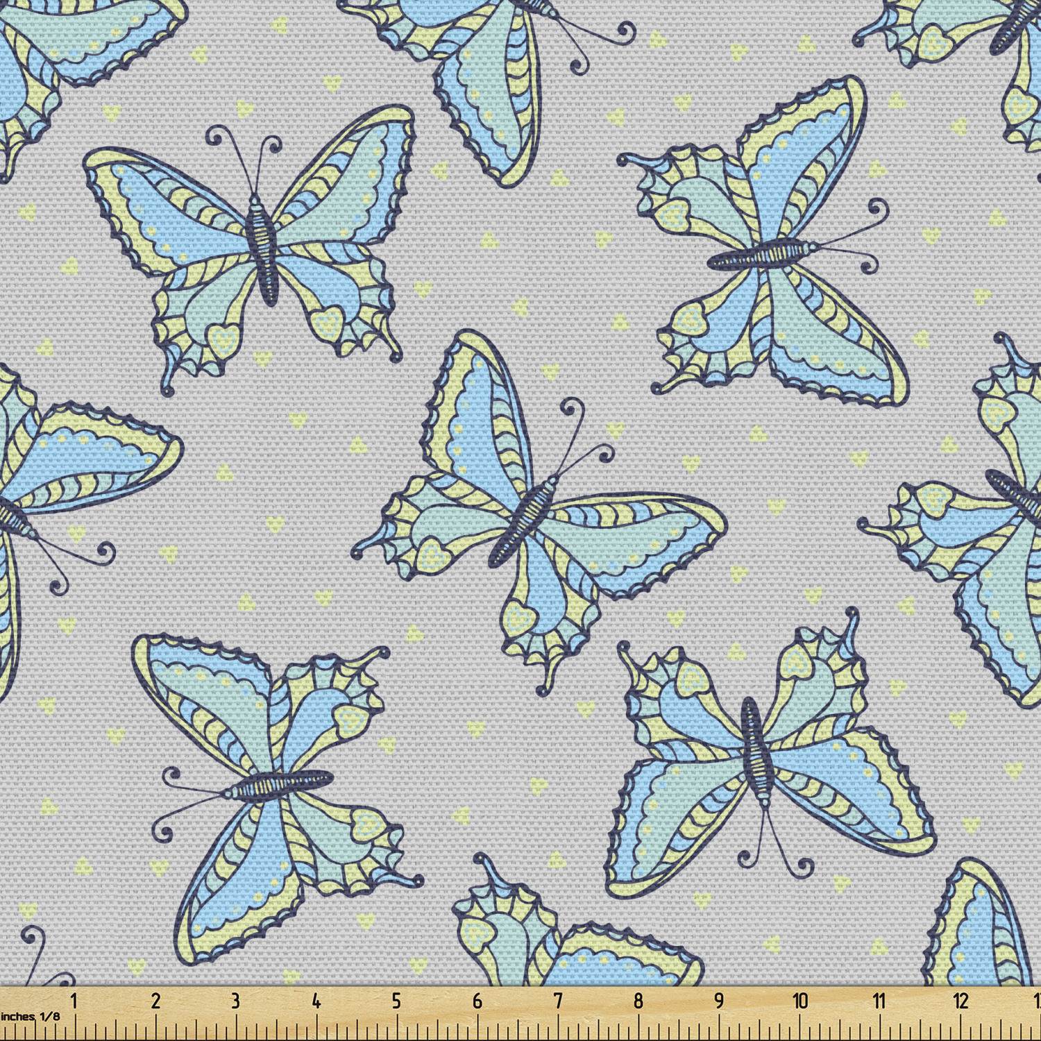 Fabric by The Yard Durable Upholstery Fabric for Home Accents Ambesonne - Picture 90 of 153