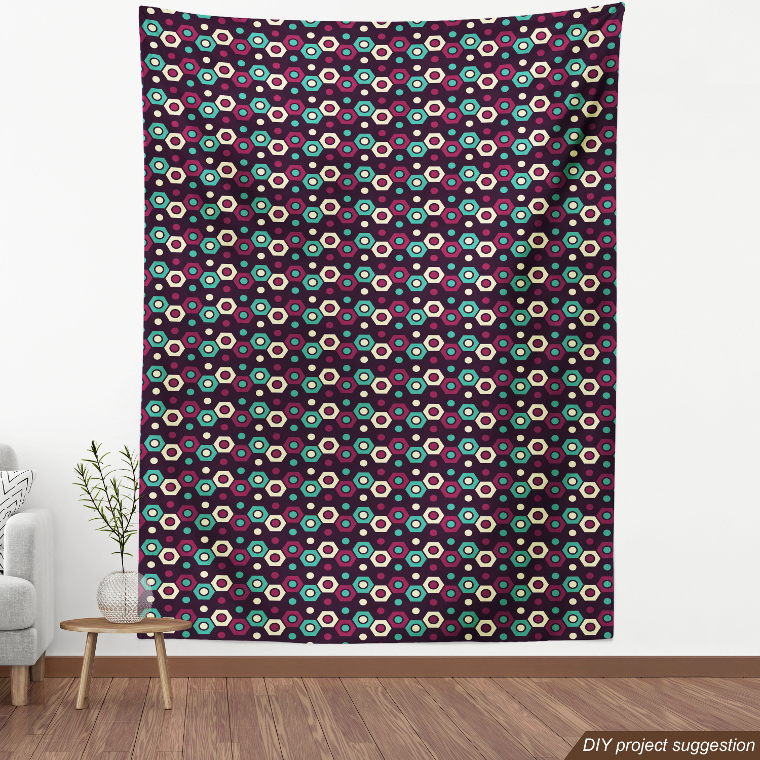 Fabric by The Yard Durable Upholstery Fabric for Home Accents Ambesonne - Picture 121 of 153