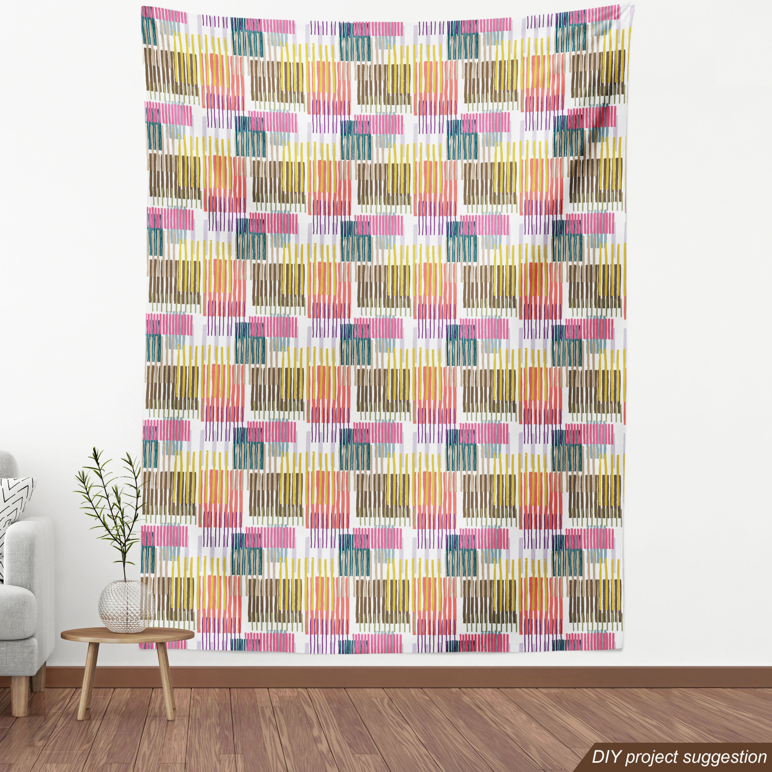 Fabric by The Yard Durable Upholstery Fabric for Home Accents Ambesonne - Picture 48 of 153