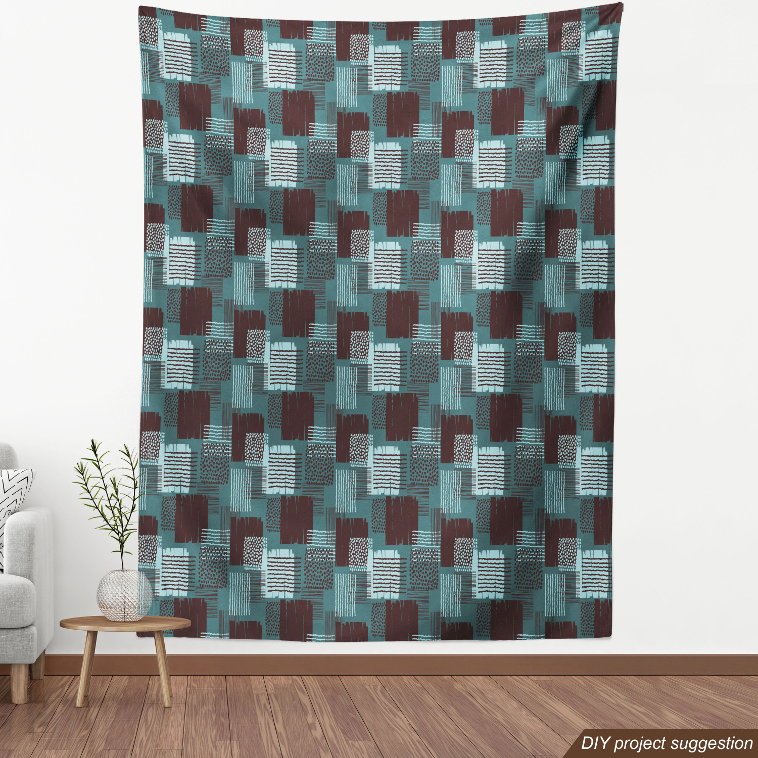 Fabric by The Yard Durable Upholstery Fabric for Home Accents Ambesonne - Picture 61 of 153
