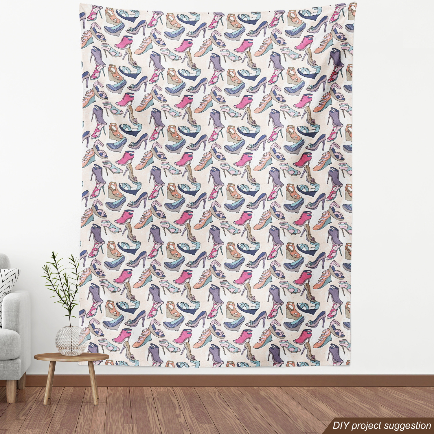 Fabric by The Yard Durable Upholstery Fabric for Home Accents Ambesonne - Picture 57 of 153