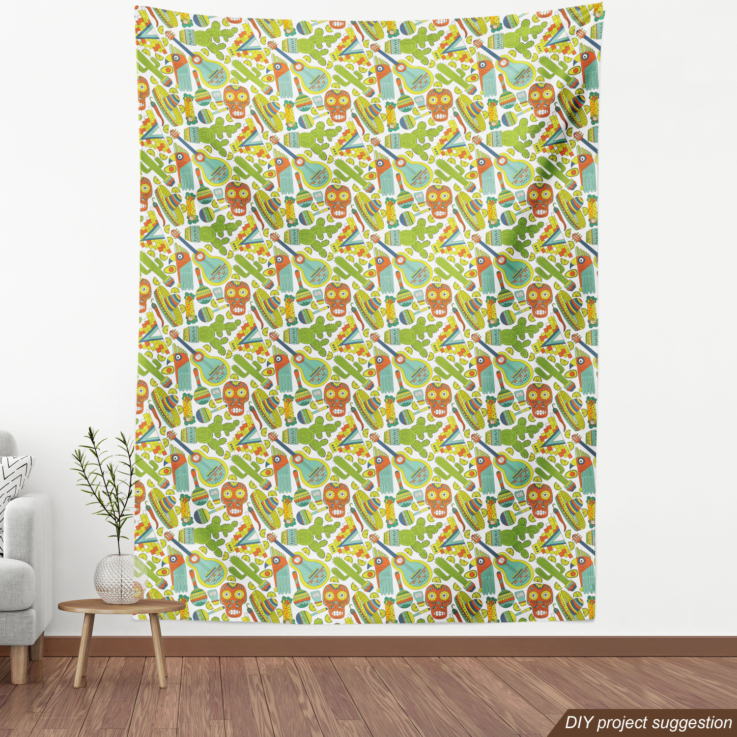 Fabric by The Yard Durable Upholstery Fabric for Home Accents Ambesonne - Picture 28 of 153