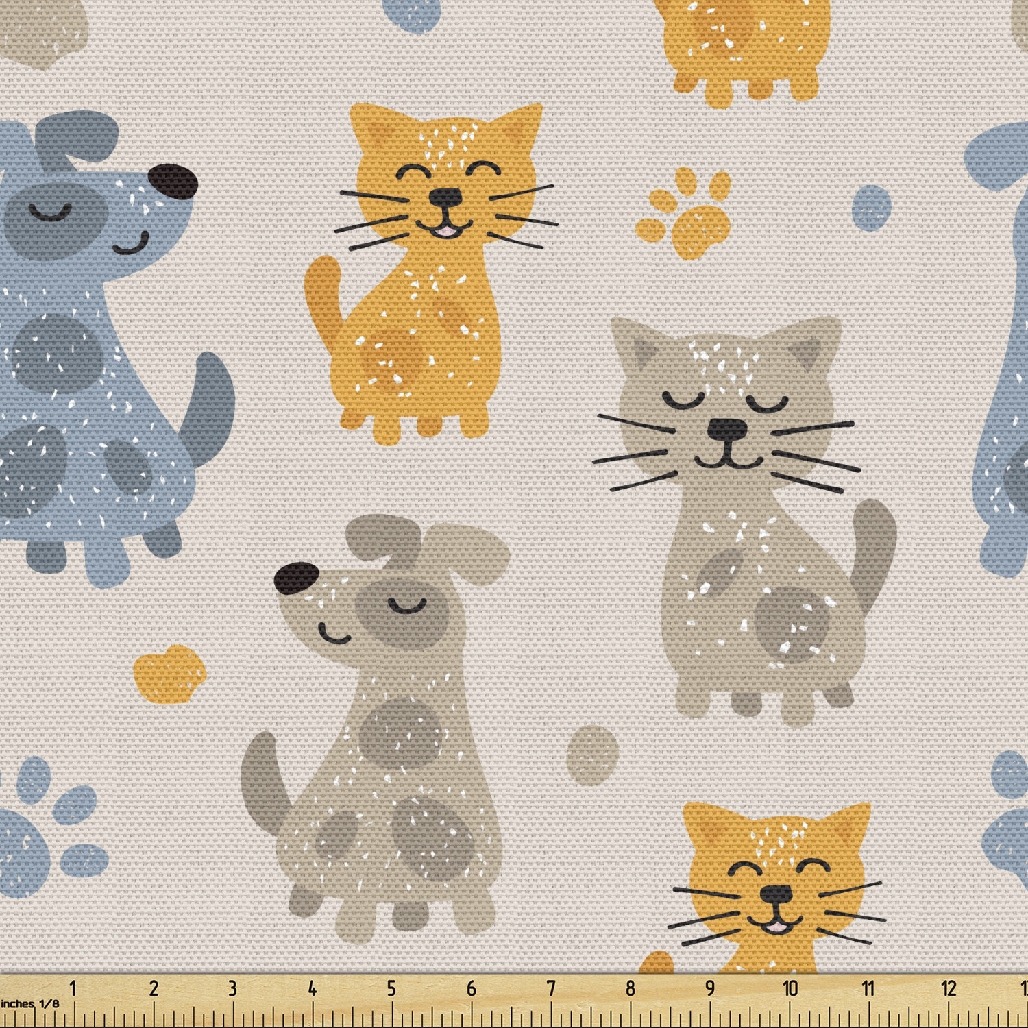 Fabric by The Yard Durable Upholstery Fabric for Home Accents Ambesonne - Picture 98 of 153