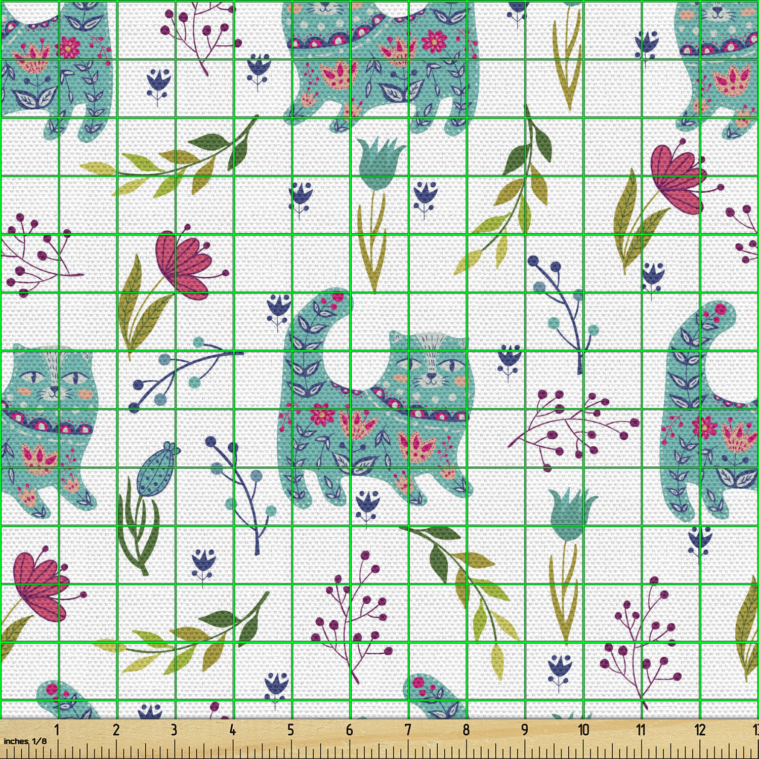 Fabric by The Yard Durable Upholstery Fabric for Home Accents Ambesonne - Picture 67 of 153