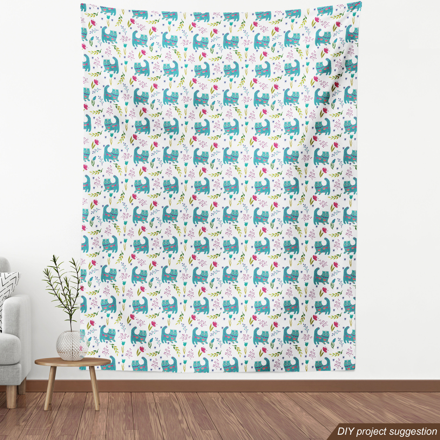 Fabric by The Yard Durable Upholstery Fabric for Home Accents Ambesonne - Picture 69 of 153