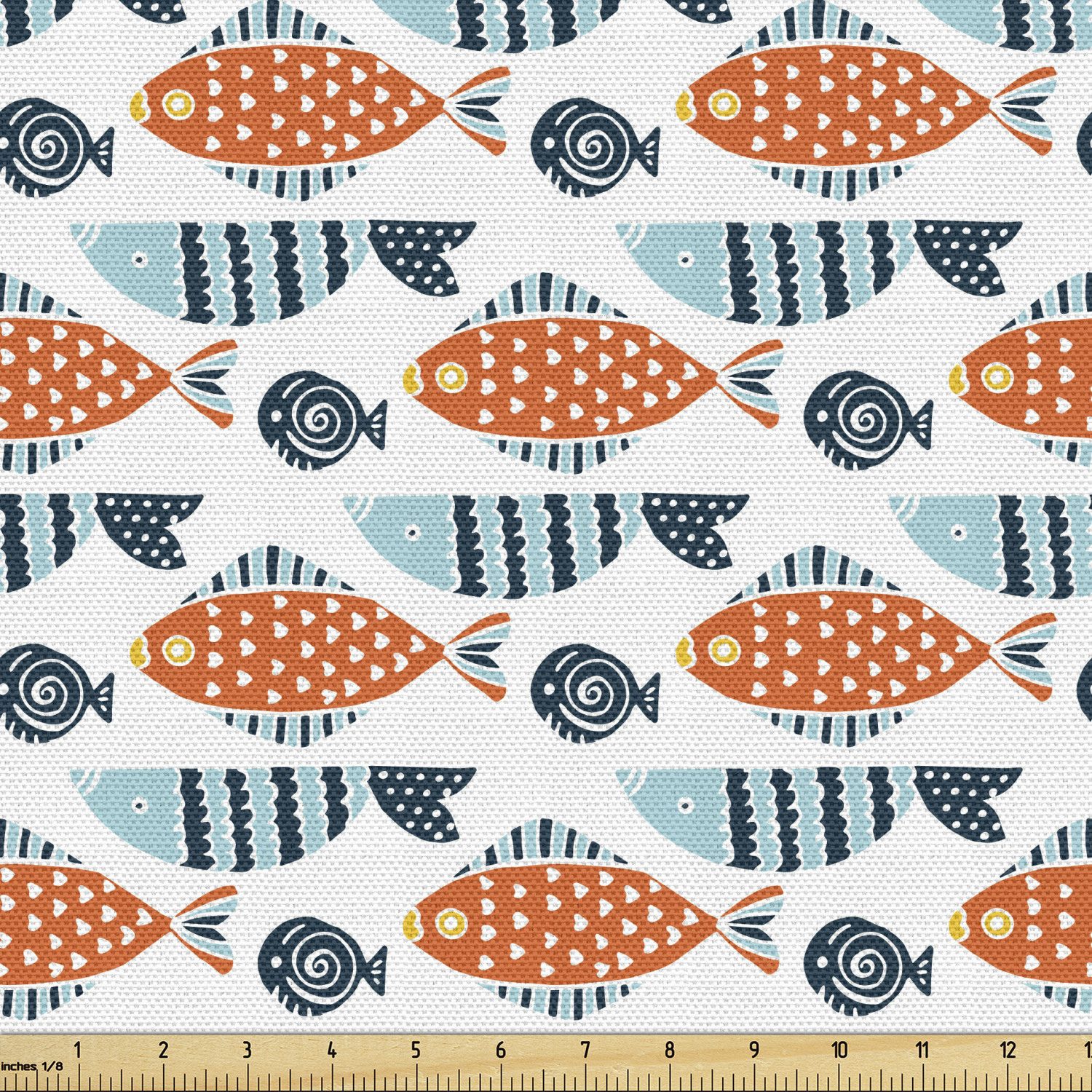Fabric by The Yard Durable Upholstery Fabric for Home Accents Ambesonne - Picture 106 of 153