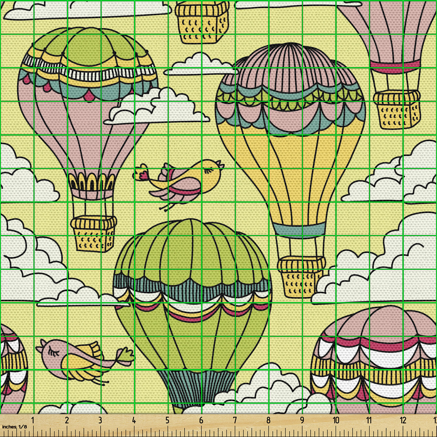 Ambesonne Sketch Design Fabric by the Yard Decorative Upholstery Home Accents - Picture 70 of 160