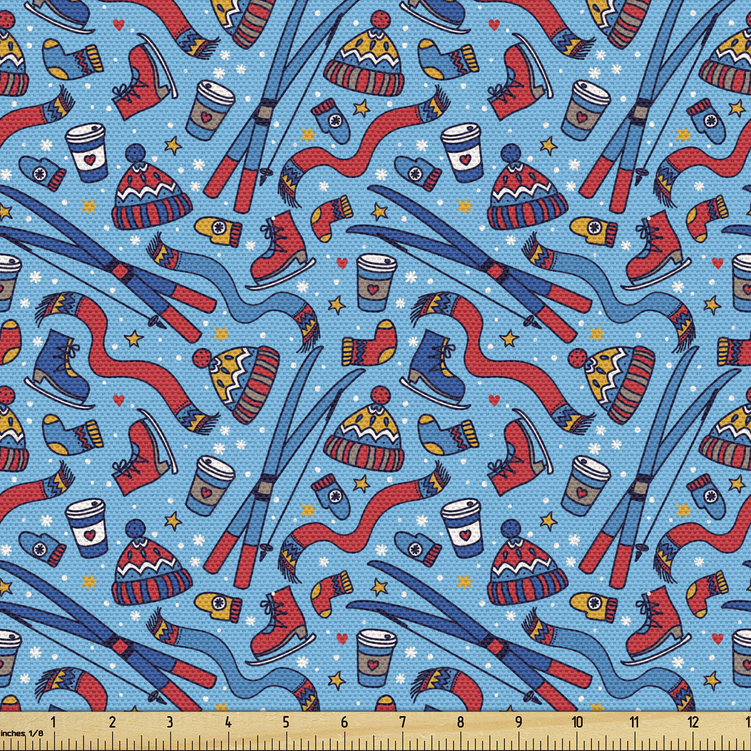 Ambesonne Sketch Design Fabric by the Yard Decorative Upholstery Home Accents - Picture 157 of 160