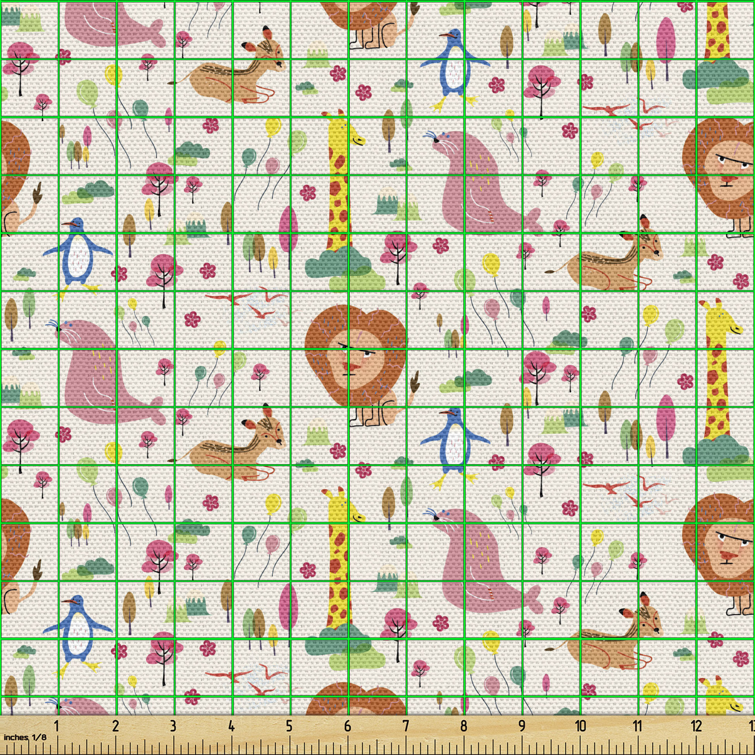 Ambesonne Sketch Design Fabric by the Yard Decorative Upholstery Home Accents - Picture 34 of 160