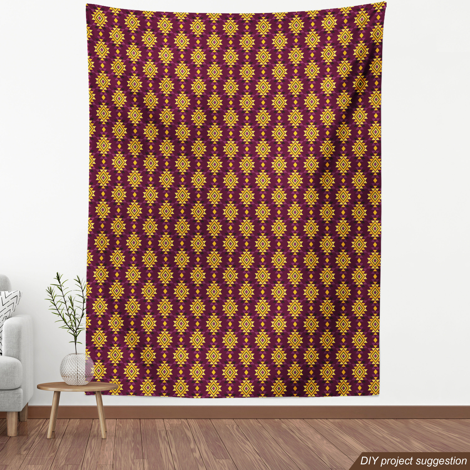 Ambesonne Fabric by The Yard Upholstery Durable Fabric for Home Accents - Picture 53 of 154