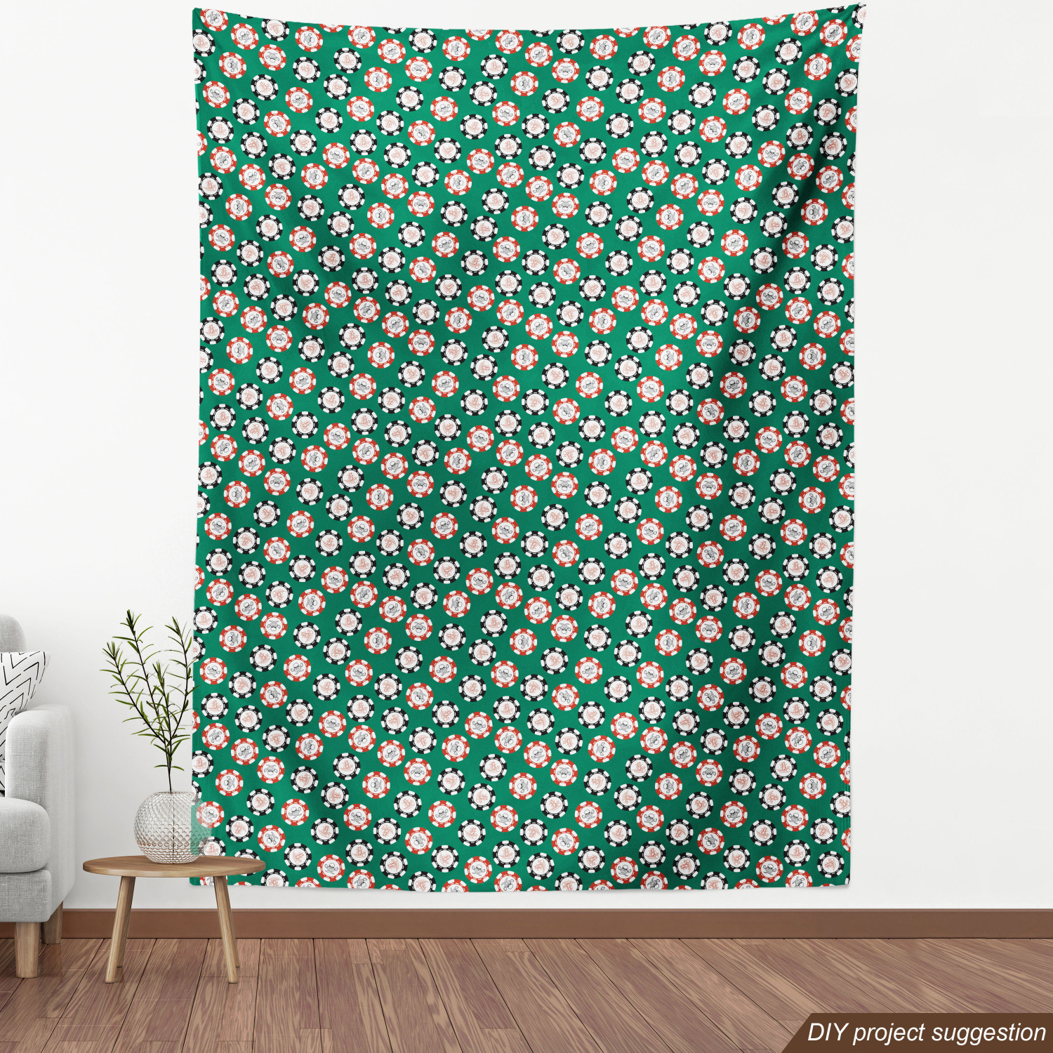 Acentos para el hogar tapicería decorativa de tela verde Ambesonne - Imagen 20 de 164