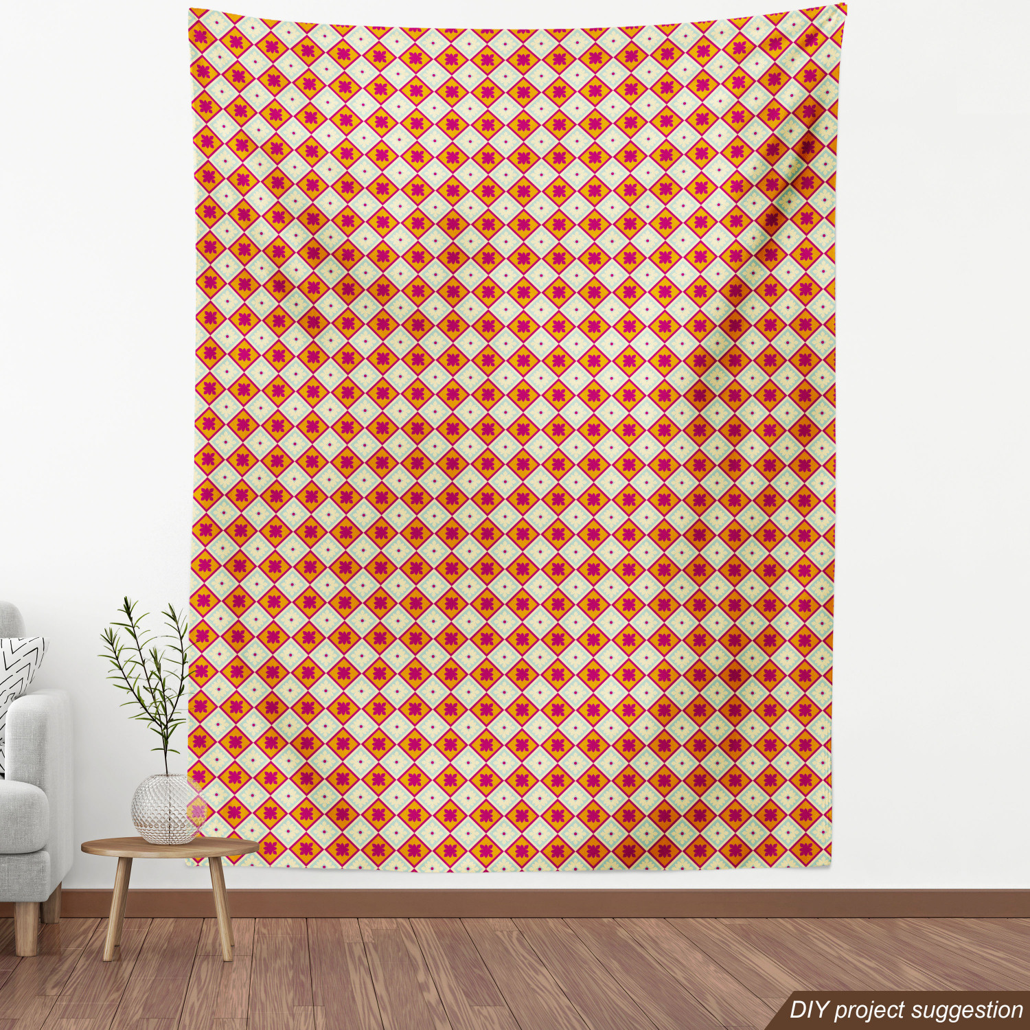 Ambesonne Fabric by The Yard Upholstery Durable Fabric for Home Accents - Picture 49 of 154