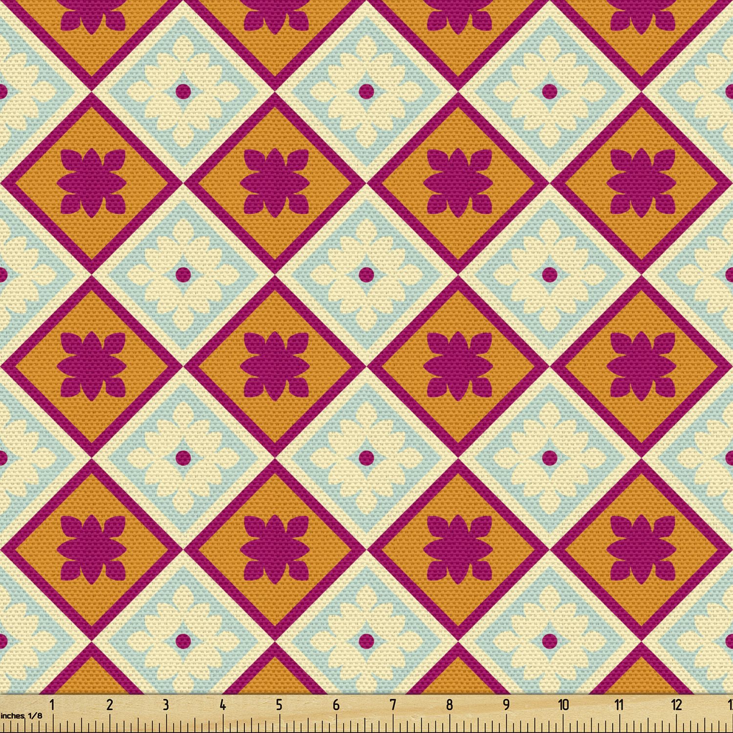 Ambesonne Fabric by The Yard Upholstery Durable Fabric for Home Accents - Picture 46 of 154