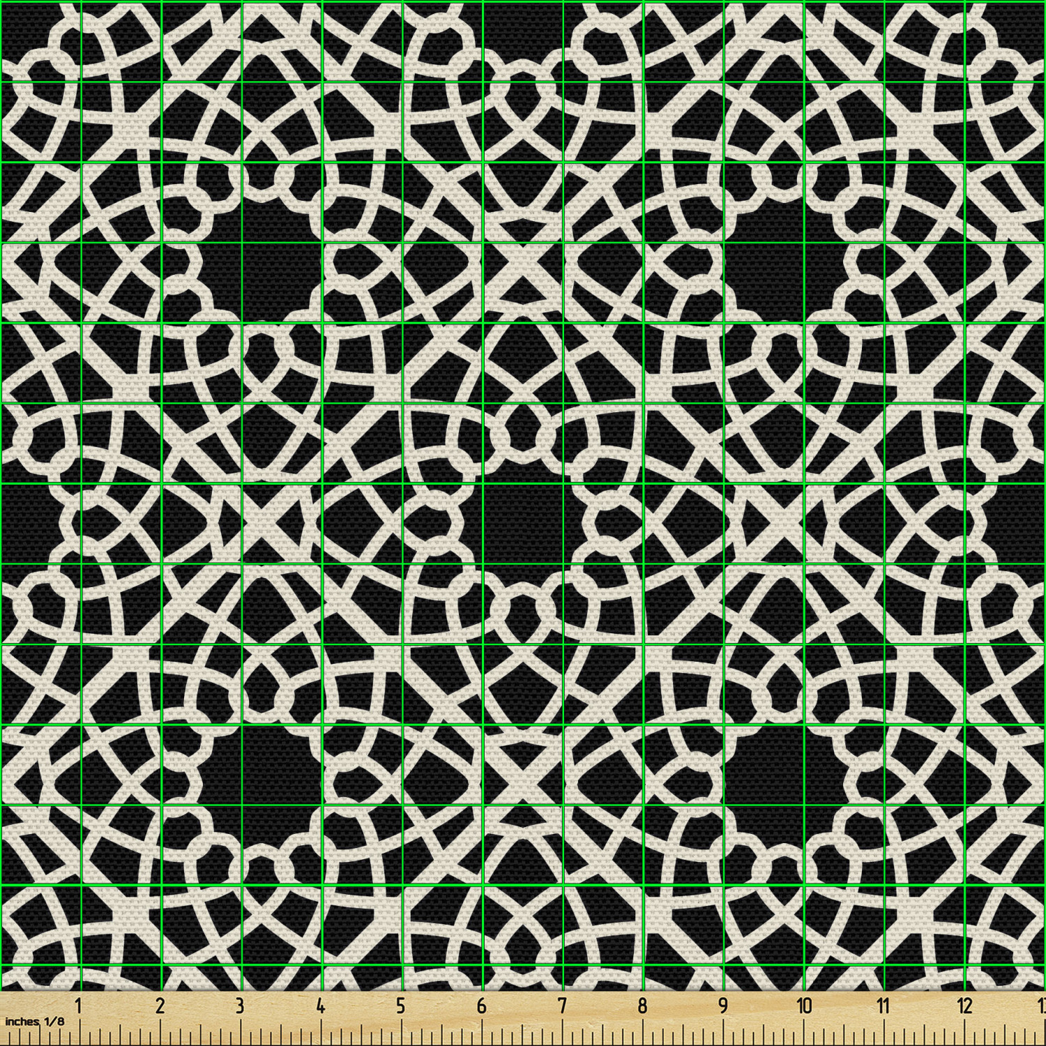 Ambesonne Oriental Pattern Fabric by the Yard Decorative Upholstery Home Accents - Picture 54 of 161