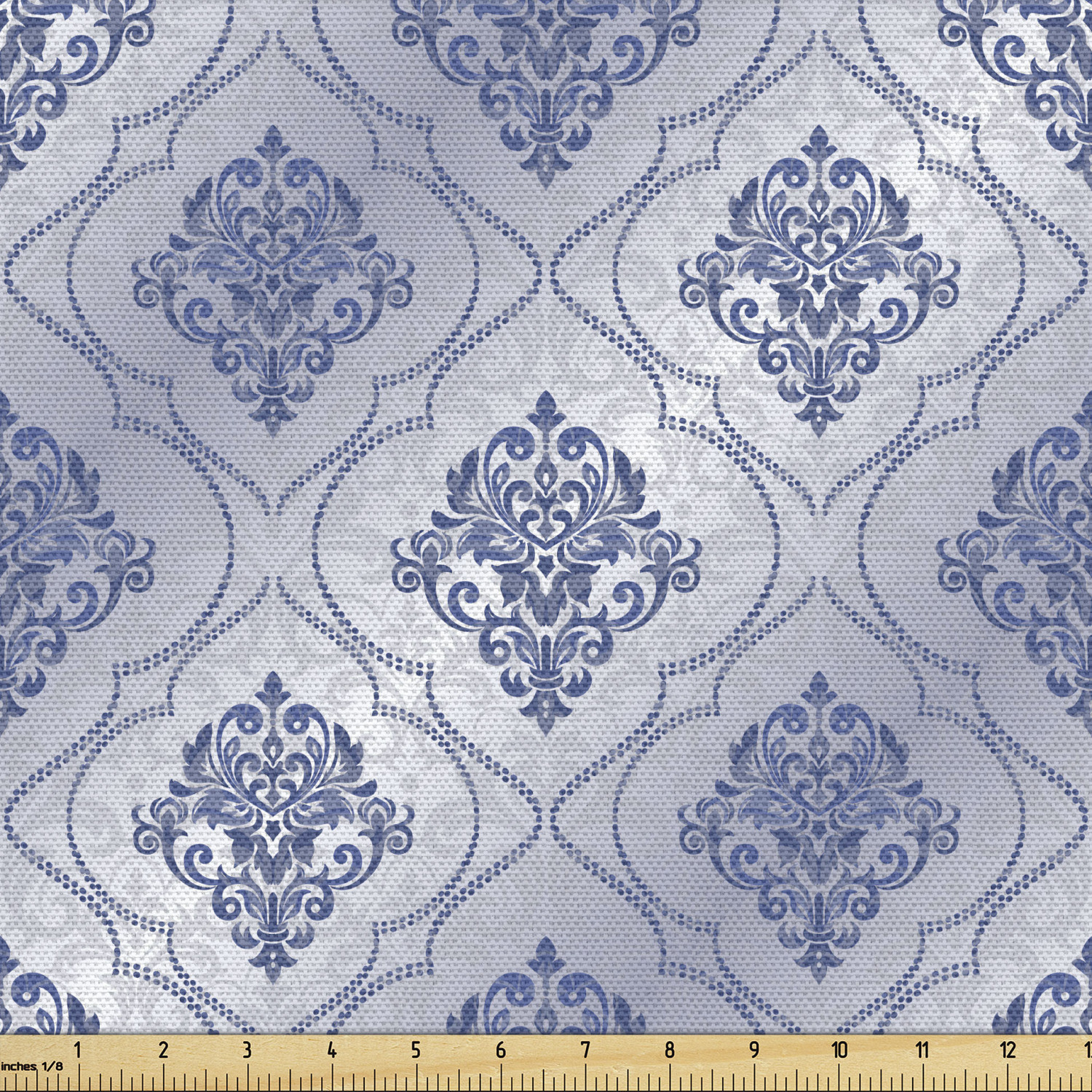 Ambesonne Oriental Pattern Fabric by the Yard Decorative Upholstery Home Accents - Picture 57 of 161