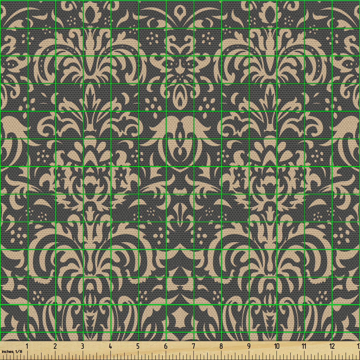 Ambesonne Oriental Pattern Fabric by the Yard Decorative Upholstery Home Accents - Picture 110 of 161