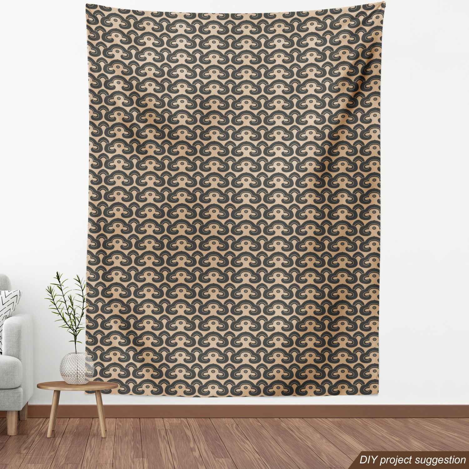 Ambesonne Oriental Pattern Fabric by the Yard Decorative Upholstery Home Accents - Picture 133 of 161