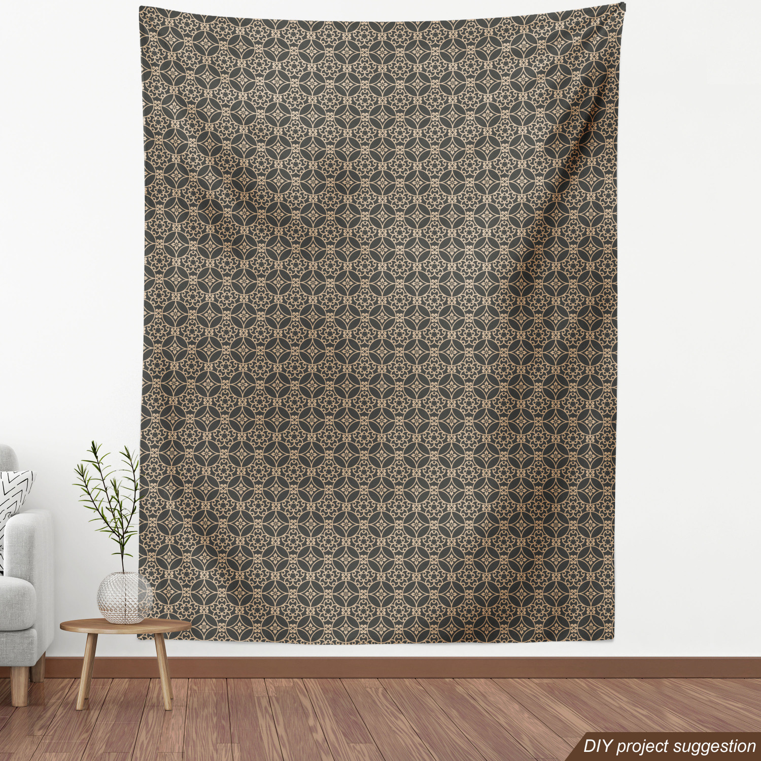 Ambesonne Oriental Pattern Fabric by the Yard Decorative Upholstery Home Accents - Picture 20 of 161