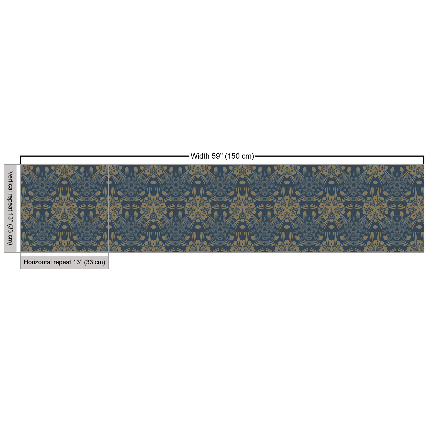 Ambesonne Oriental Pattern Fabric by the Yard Decorative Upholstery Home Accents - Picture 23 of 161