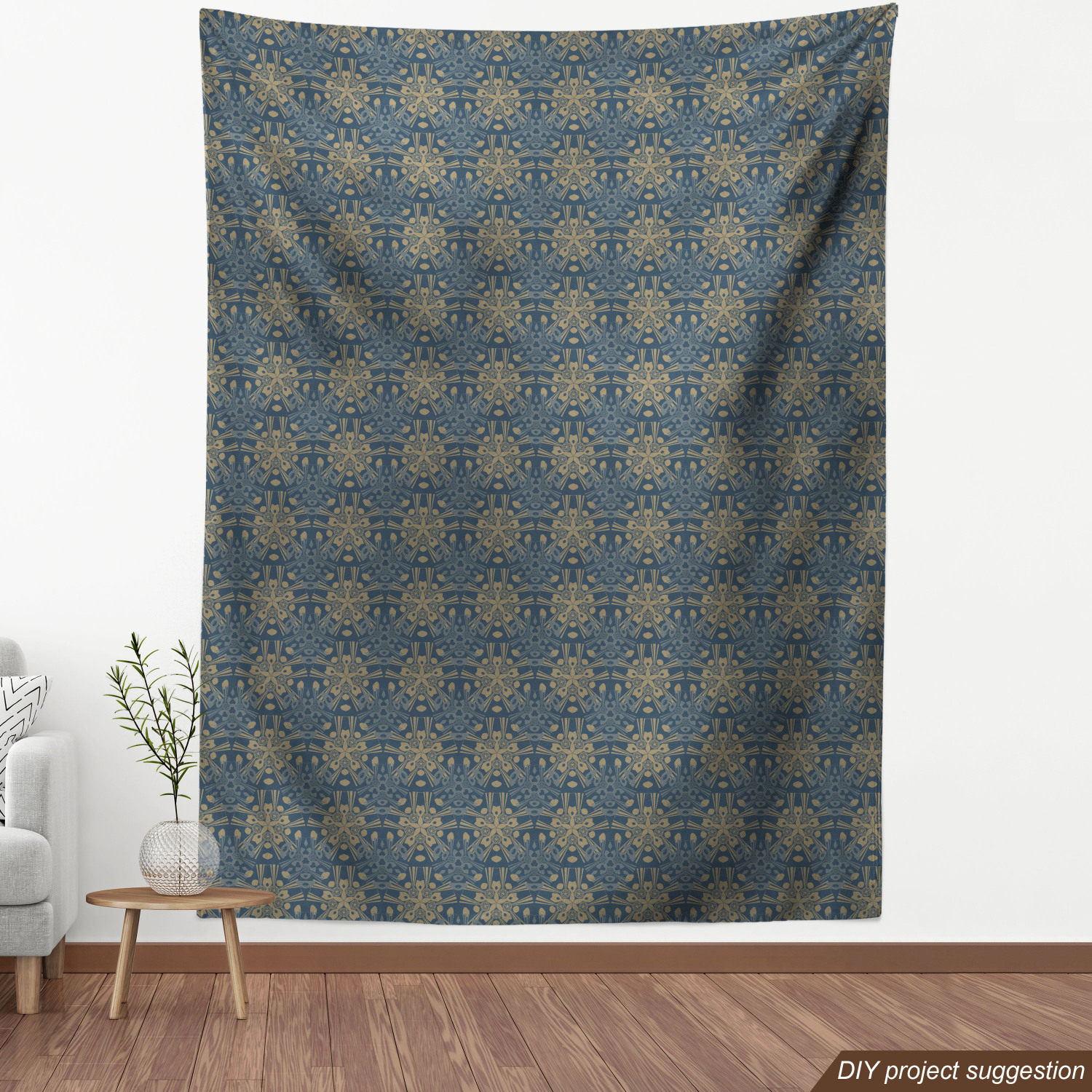 Ambesonne Oriental Pattern Fabric by the Yard Decorative Upholstery Home Accents - Picture 24 of 161