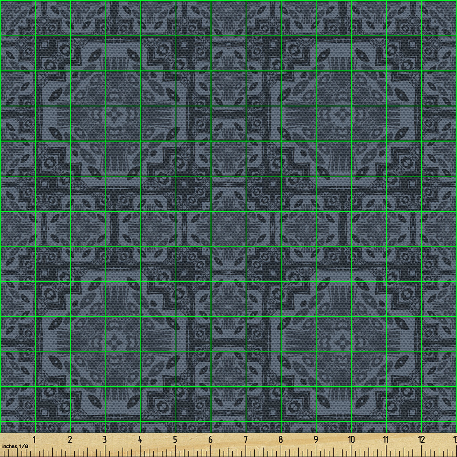 Ambesonne Oriental Pattern Fabric by the Yard Decorative Upholstery Home Accents - Picture 34 of 161