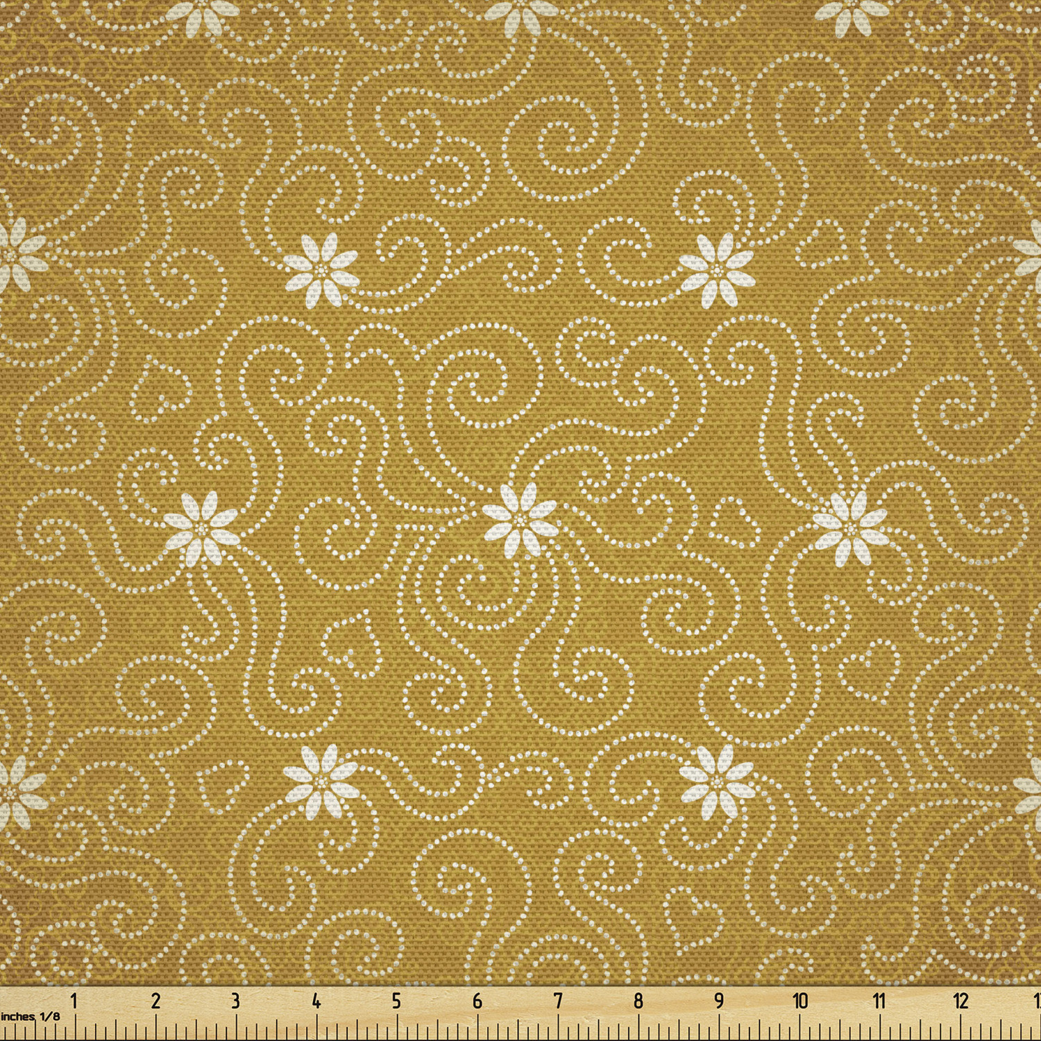 Ambesonne Oriental Pattern Fabric by the Yard Decorative Upholstery Home Accents - Picture 25 of 161
