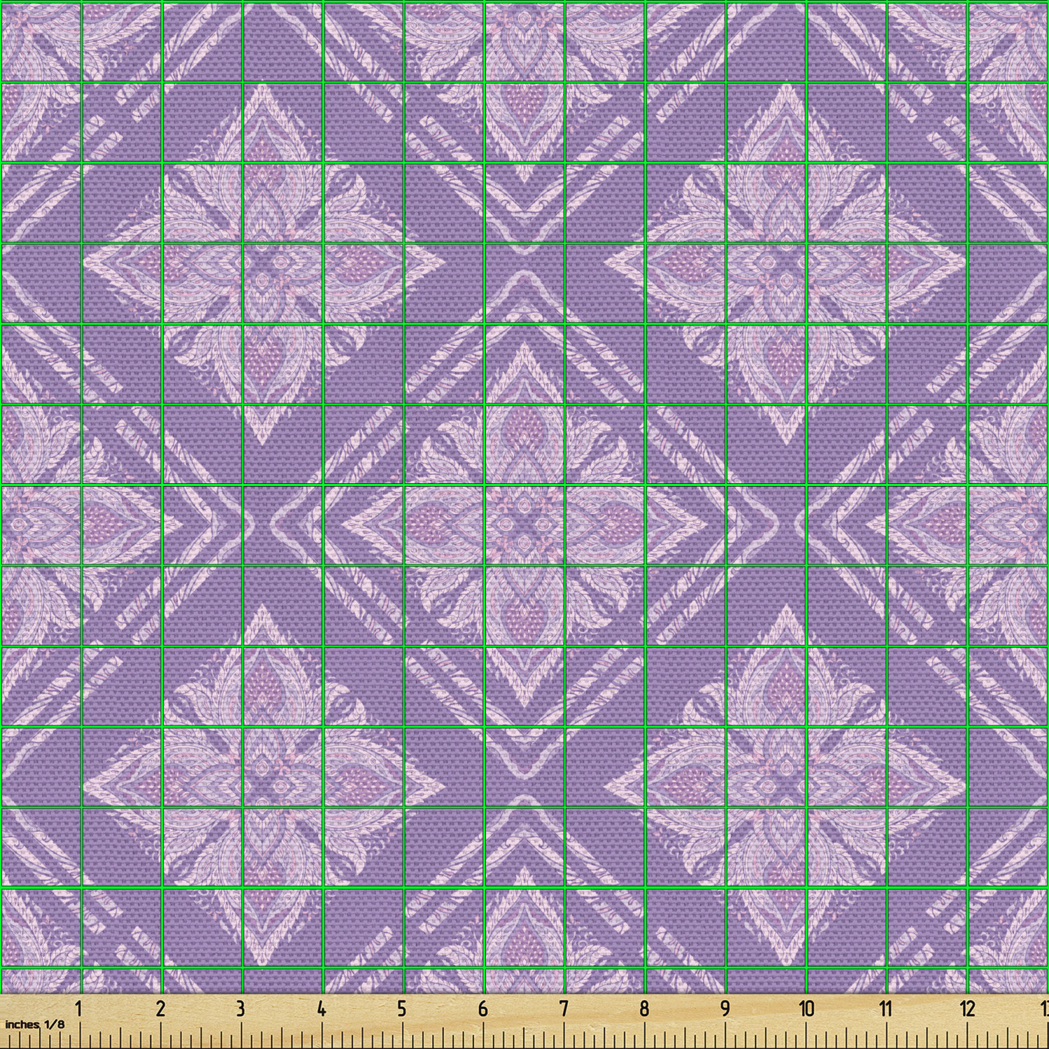 Ambesonne Oriental Pattern Fabric by the Yard Decorative Upholstery Home Accents - Picture 90 of 161