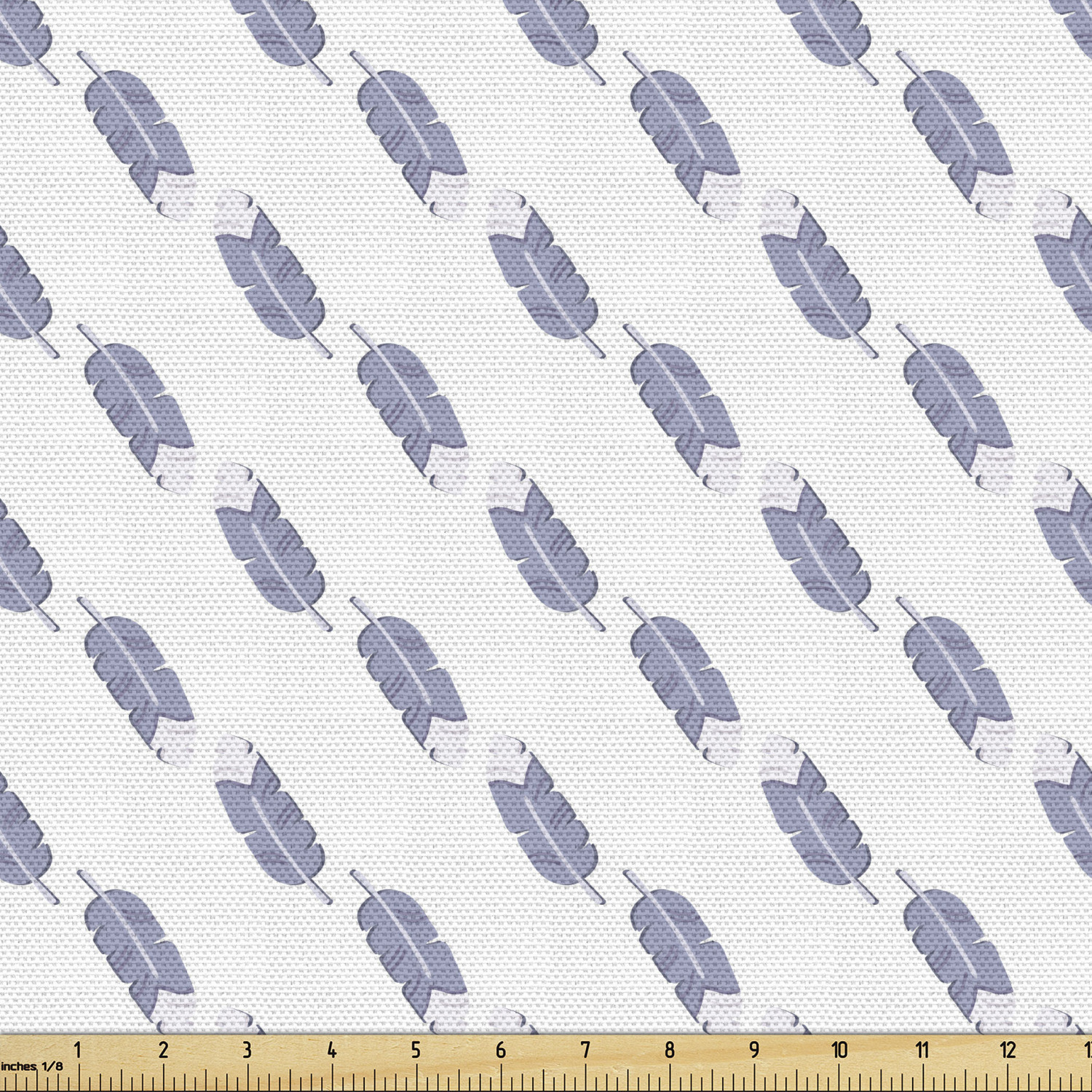Ambesonne Feather Fabric by the Yard Decorative Upholstery Home Accents - Picture 45 of 160