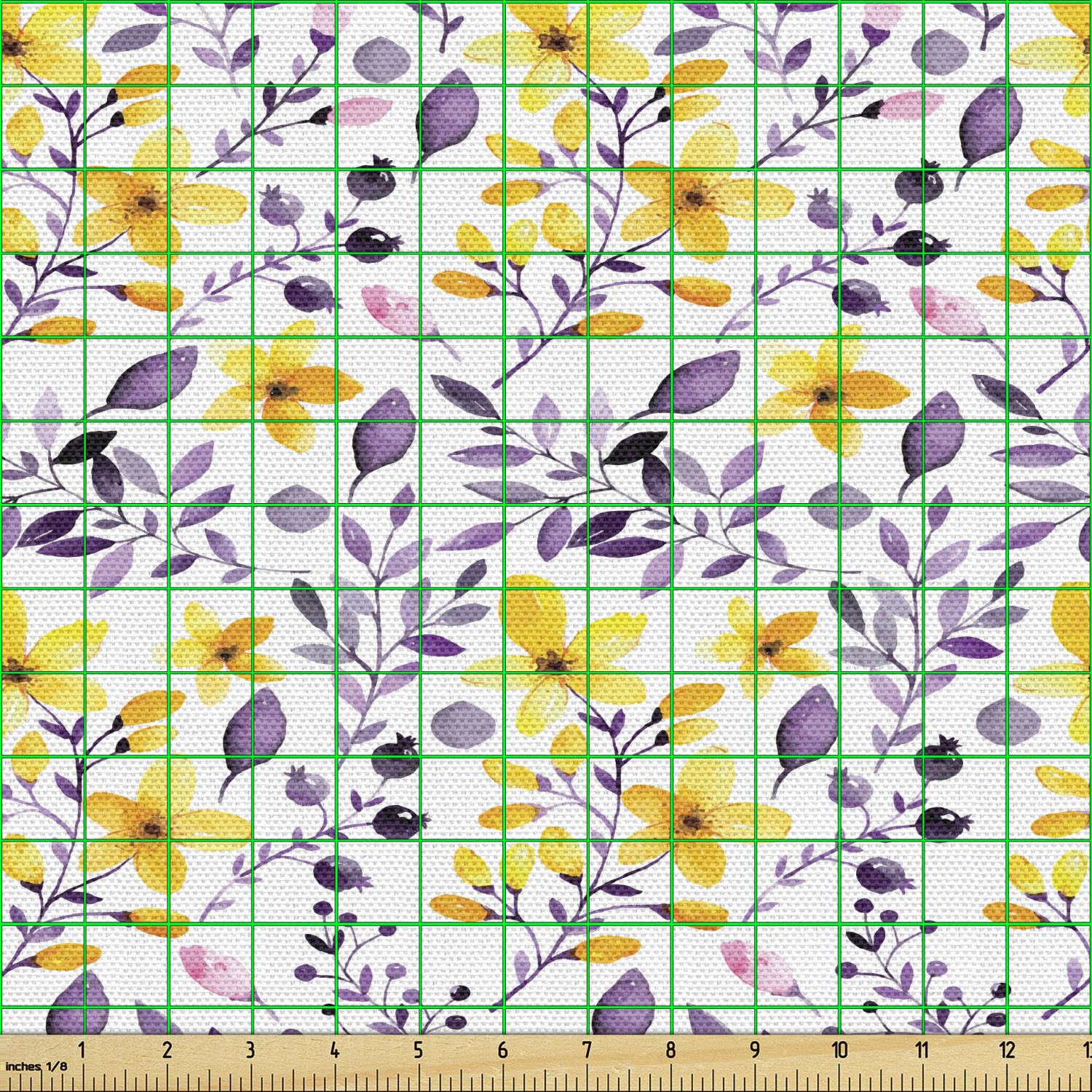 Ambesonne Spring Fabric by the Yard Decorative Upholstery Home Accents - Picture 110 of 164