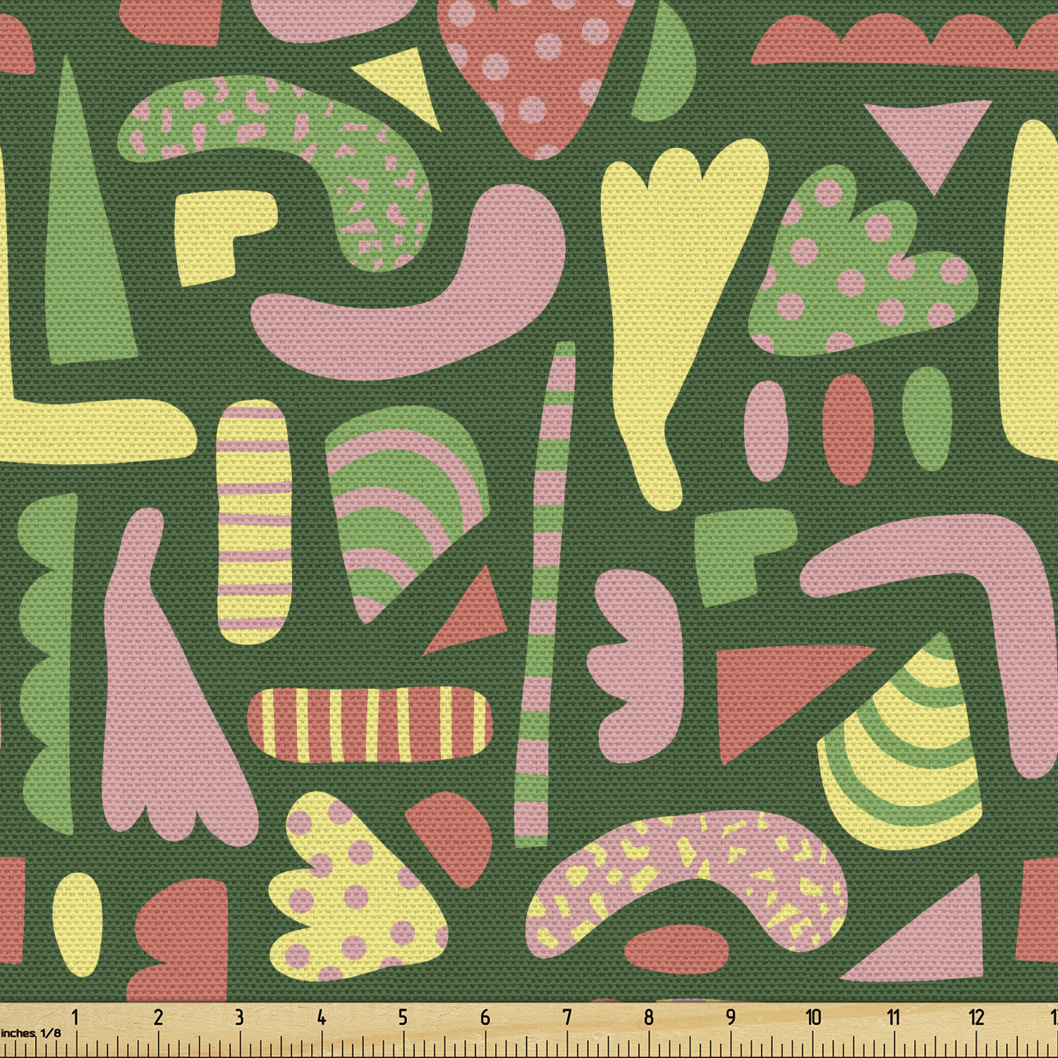 Ambesonne Sketch Design Fabric by the Yard Decorative Upholstery Home Accents - Picture 81 of 160