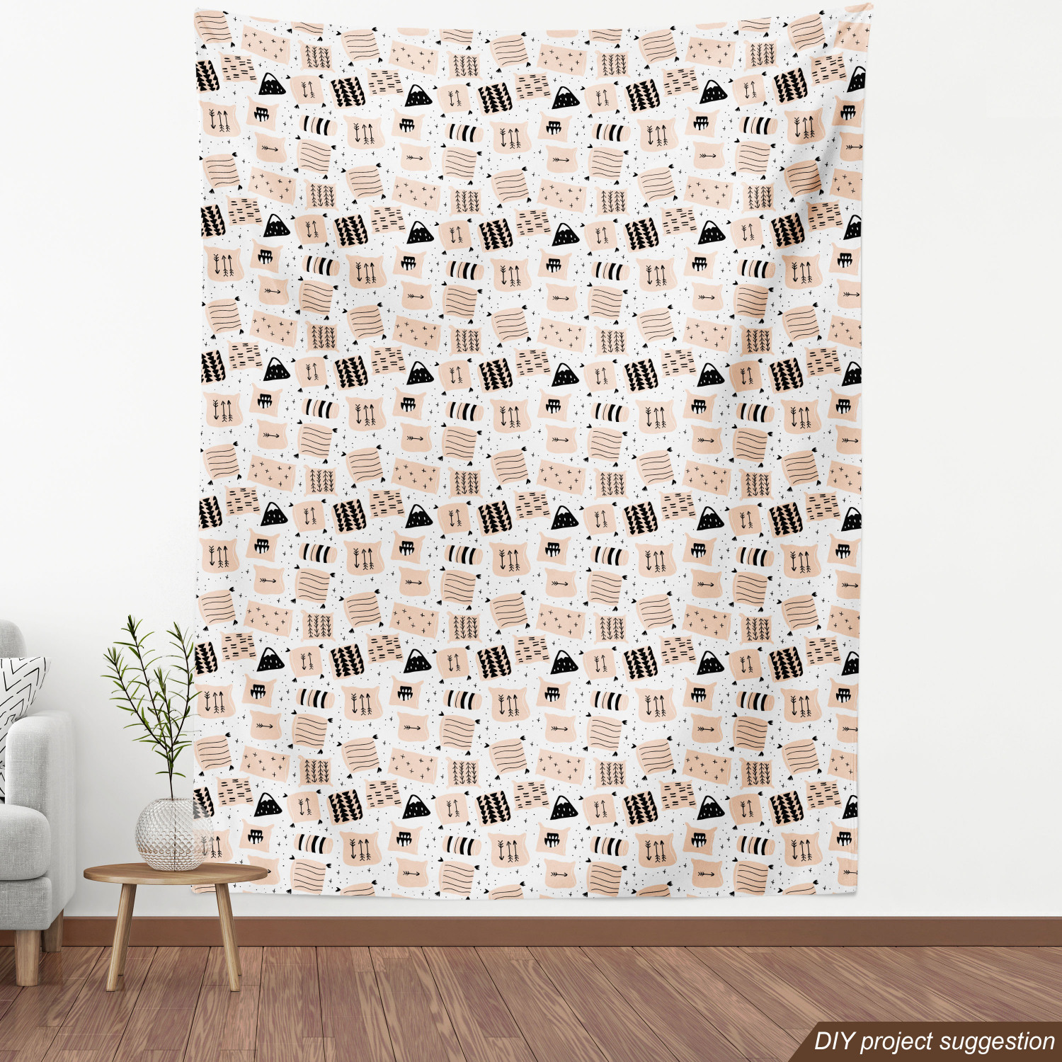 Ambesonne Sketch Design Fabric by the Yard Decorative Upholstery Home Accents - Picture 112 of 160