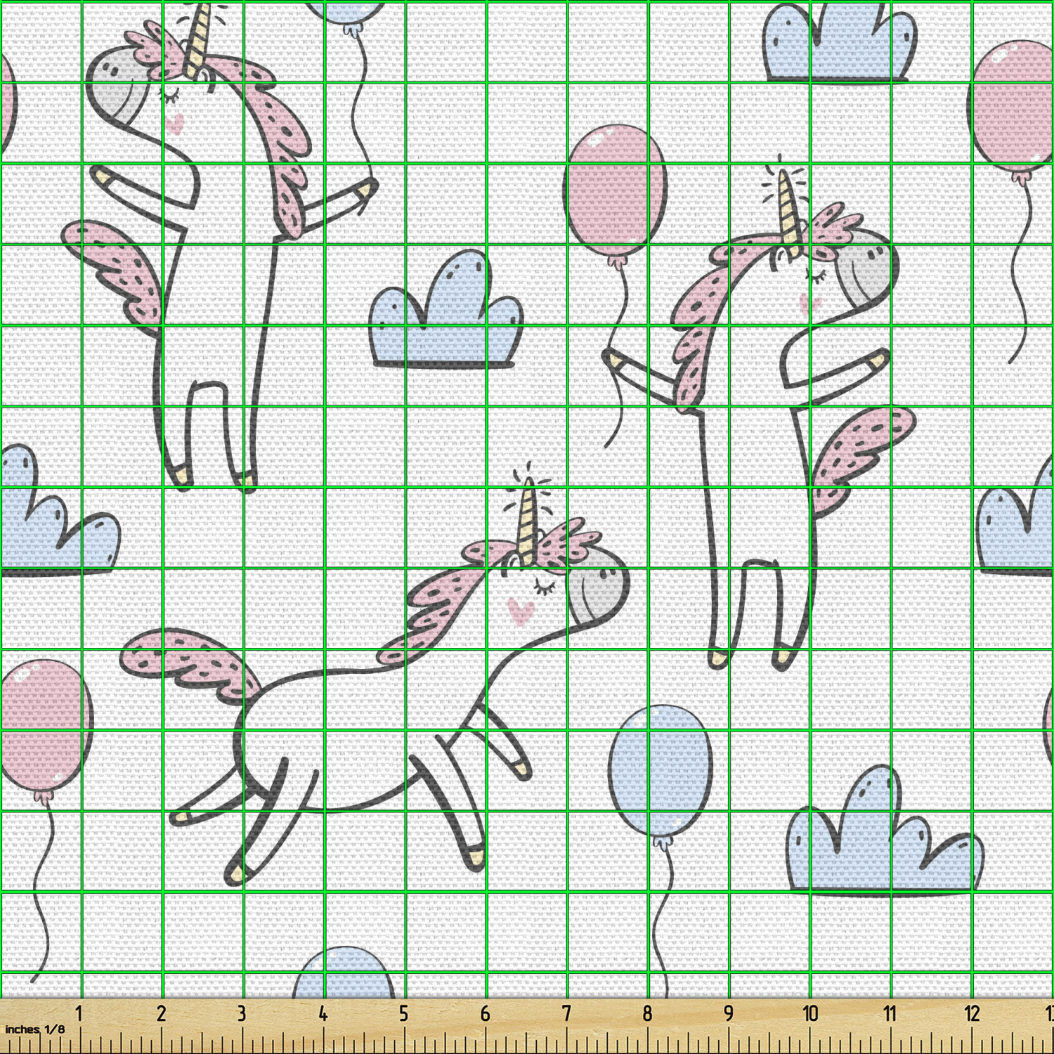 Ambesonne Sketch Design Fabric by the Yard Decorative Upholstery Home Accents - Picture 38 of 160