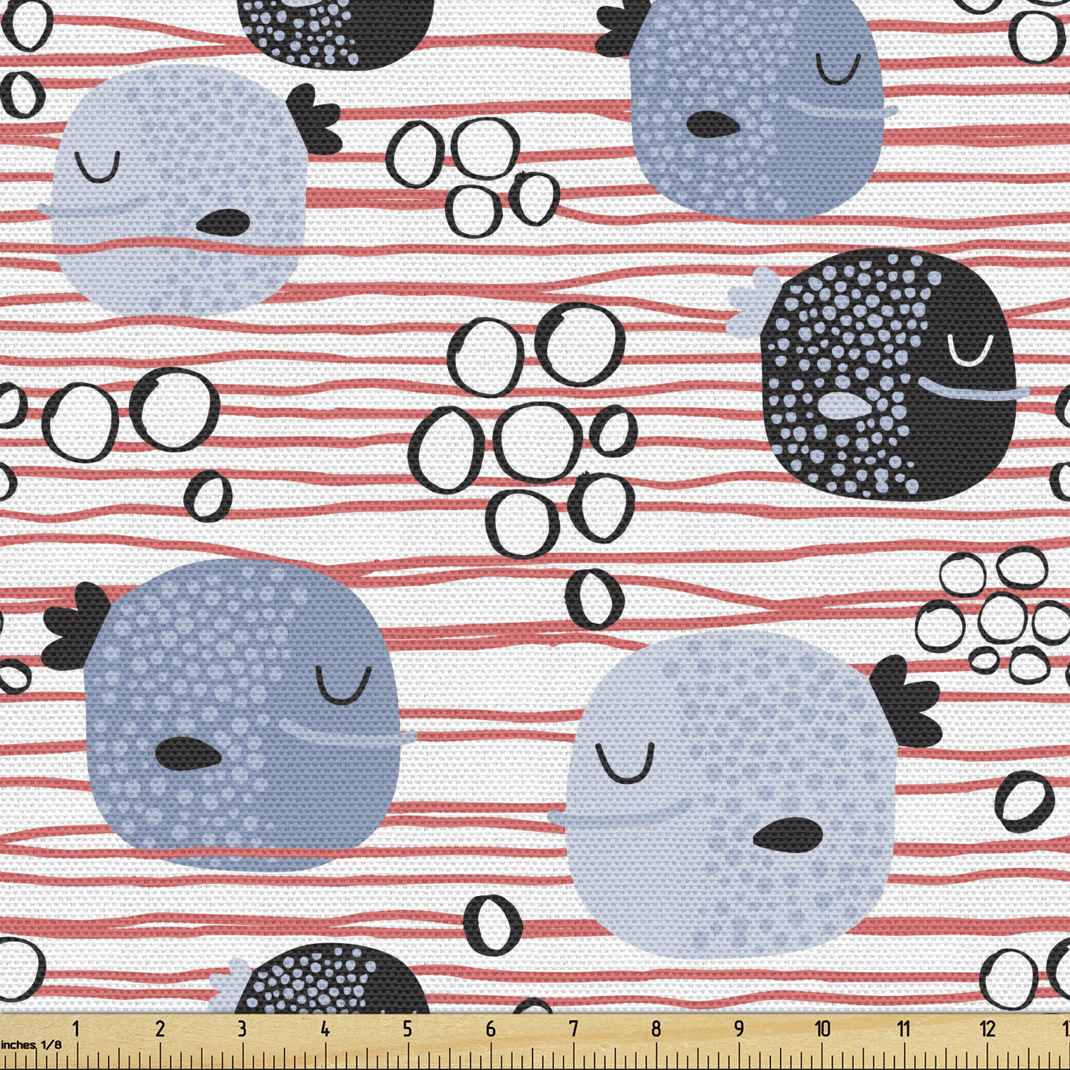Ambesonne Sketch Design Fabric by the Yard Decorative Upholstery Home Accents - Picture 53 of 160