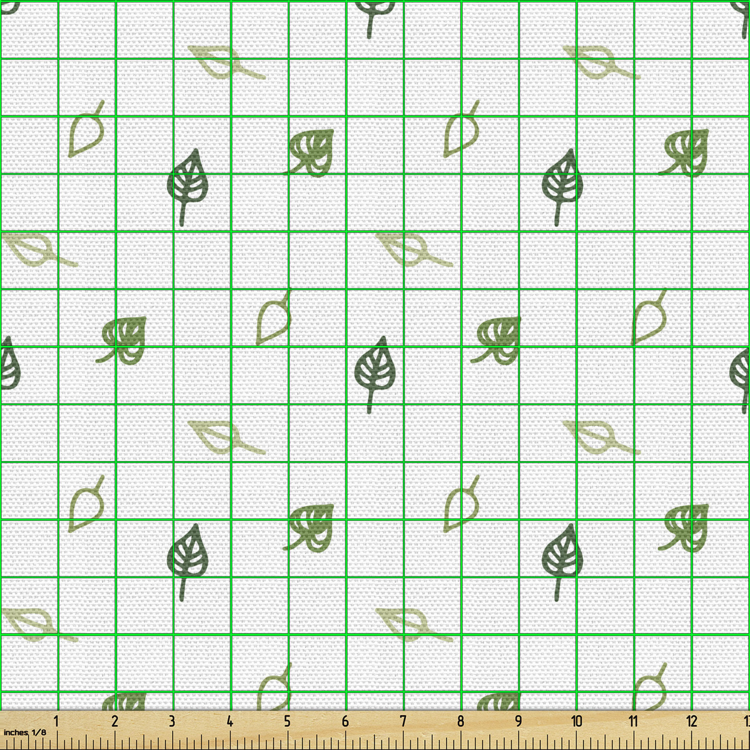 Acentos para el hogar tapicería decorativa de tela verde Ambesonne - Imagen 94 de 164