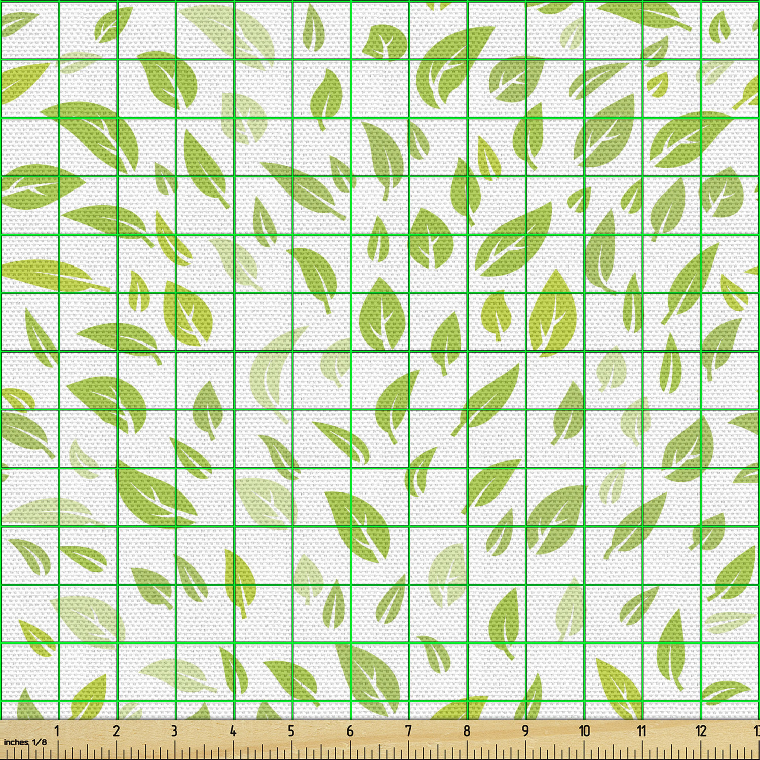 Acentos para el hogar tapicería decorativa de tela verde Ambesonne - Imagen 130 de 164