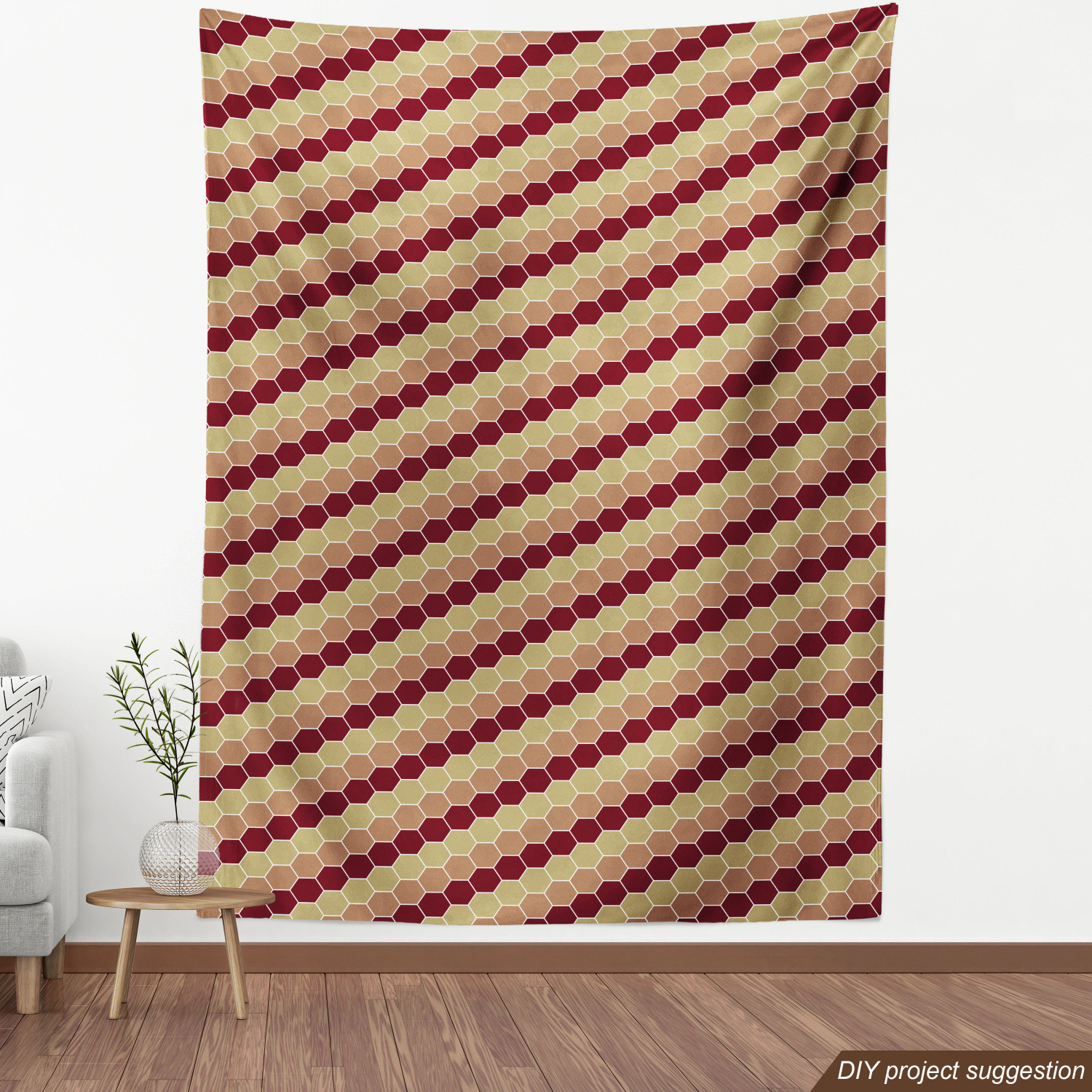 Fabric by The Yard Decorative Upholstery and Fabric for Home Accent Ambesonne - Picture 148 of 160