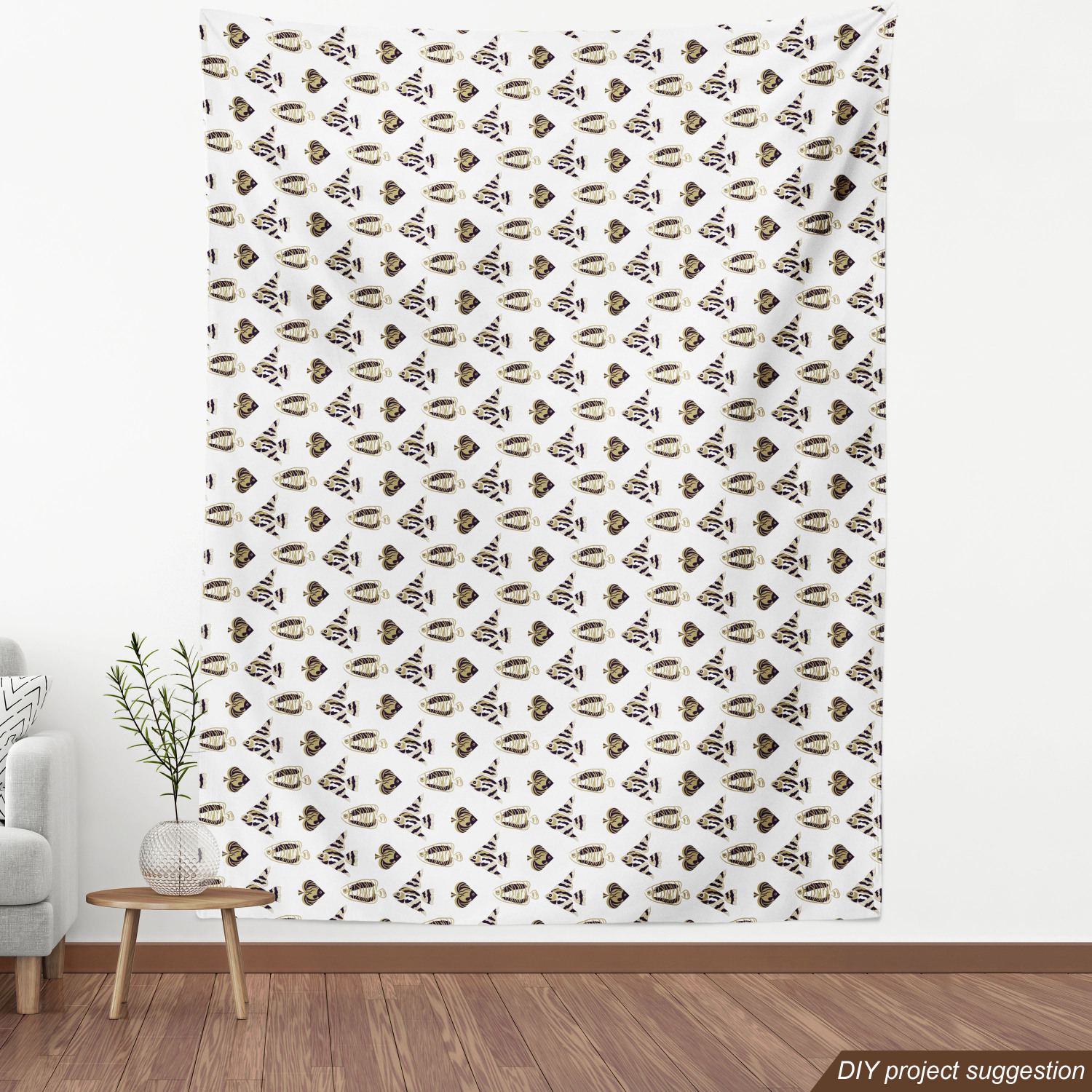 Fabric by The Yard Decorative Upholstery and Fabric for Home Accent Ambesonne - Picture 152 of 160