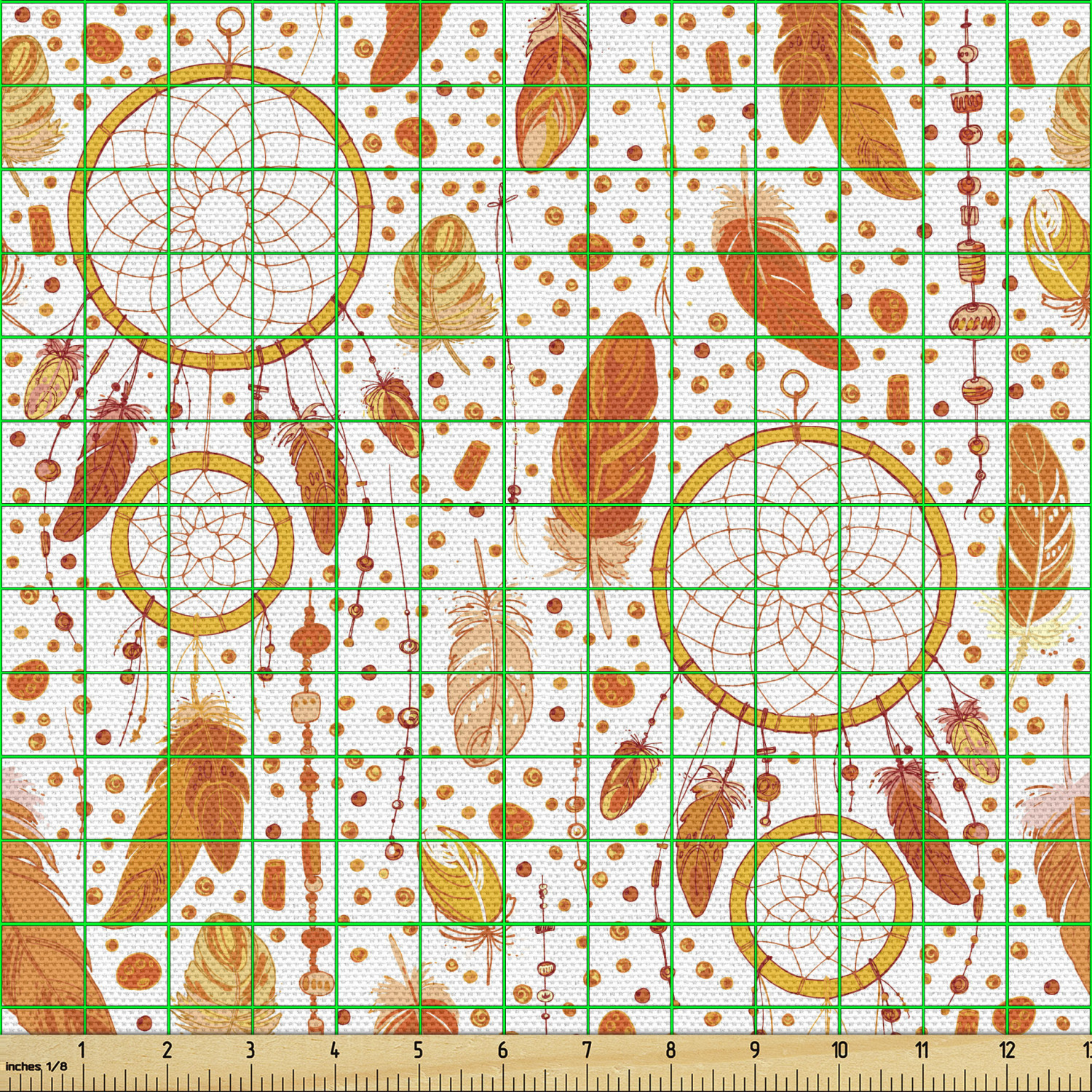 Ambesonne Tribal Fabric by the Yard Decorative Upholstery Home Accents - Picture 74 of 164