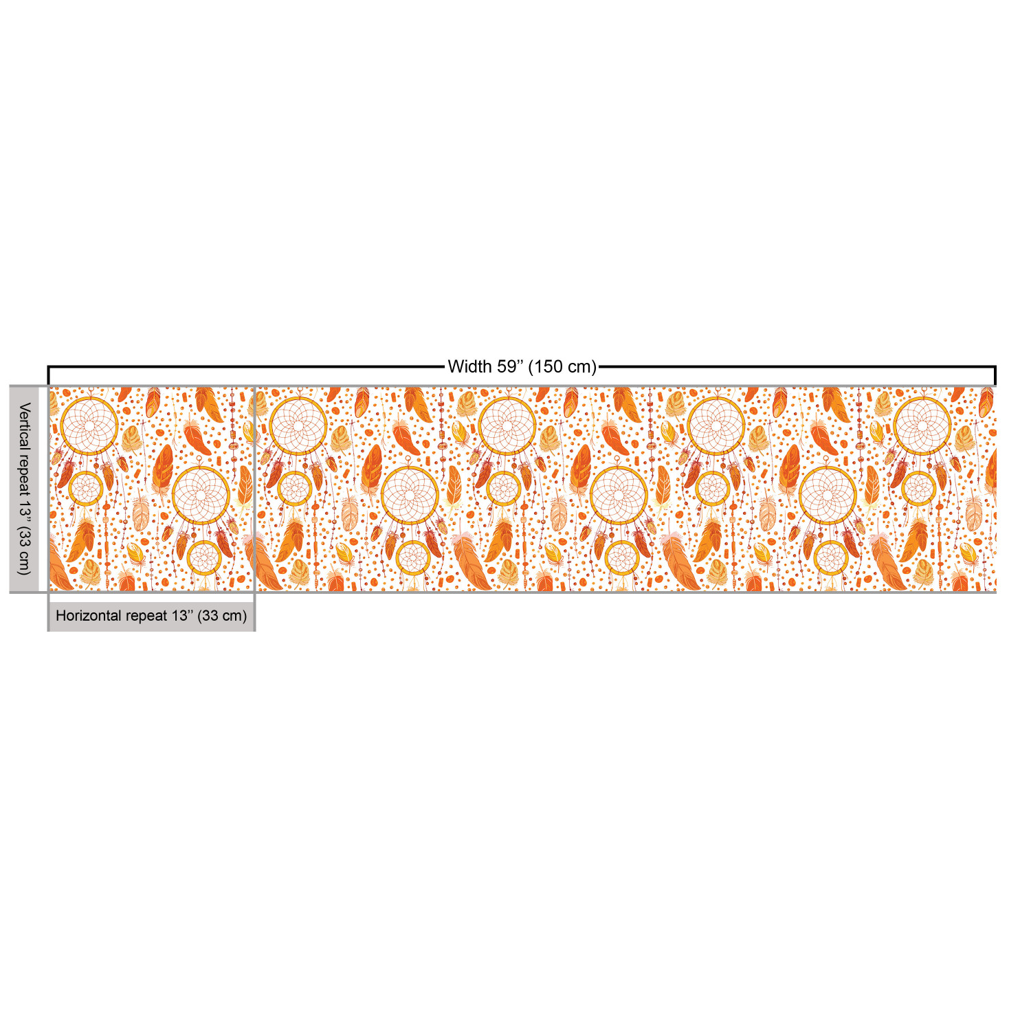 Ambesonne Tribal Fabric by the Yard Decorative Upholstery Home Accents - Picture 75 of 164