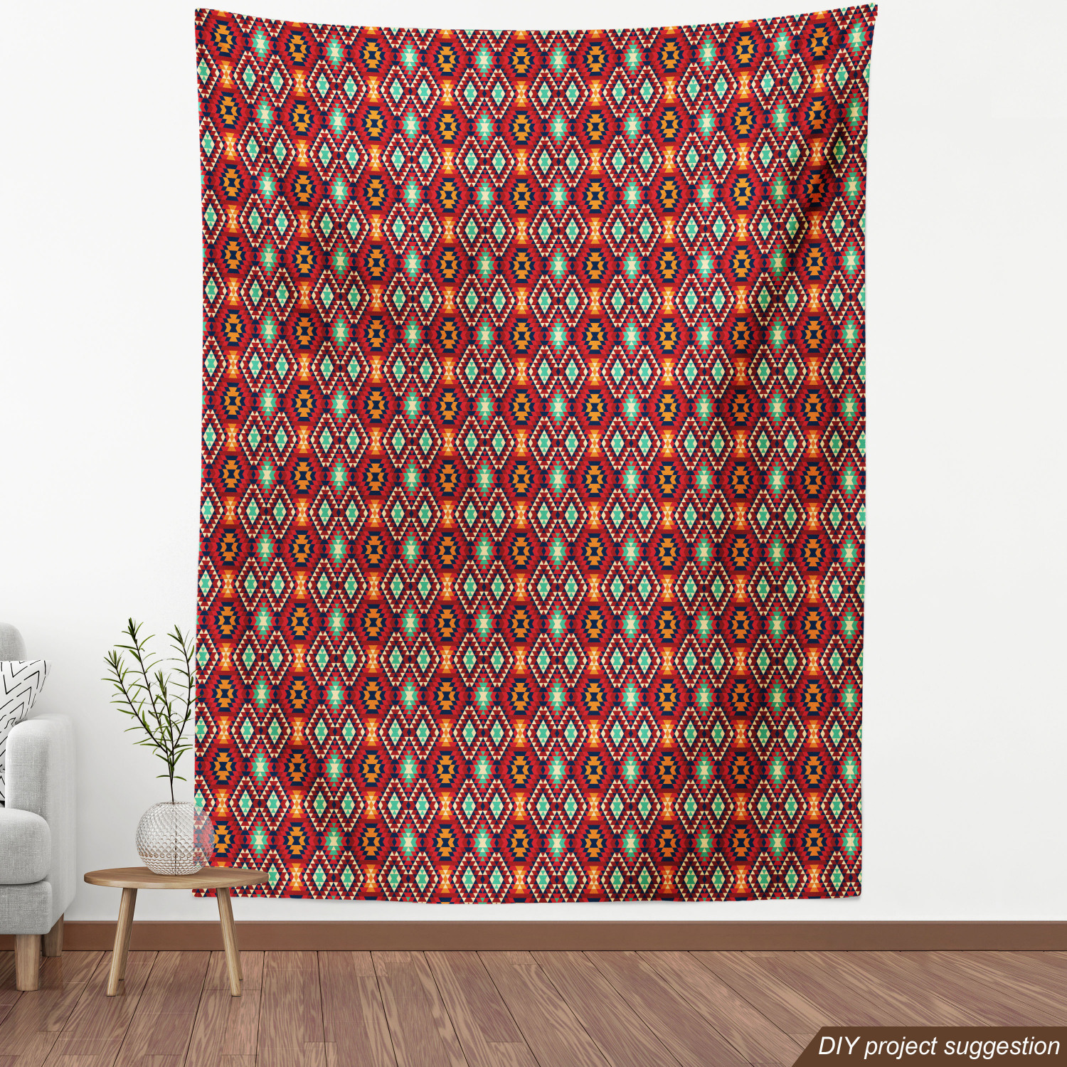 Ambesonne Tribal Fabric by the Yard Decorative Upholstery Home Accents - Picture 72 of 164
