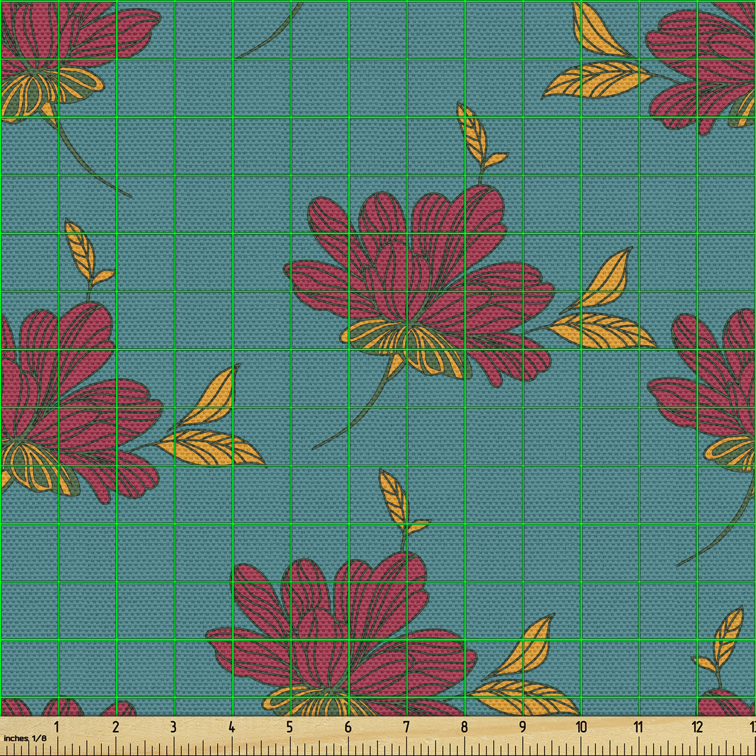 Ambesonne Fabric by The Yard Decorative Polyester Fabric for Home Accent - Picture 18 of 154