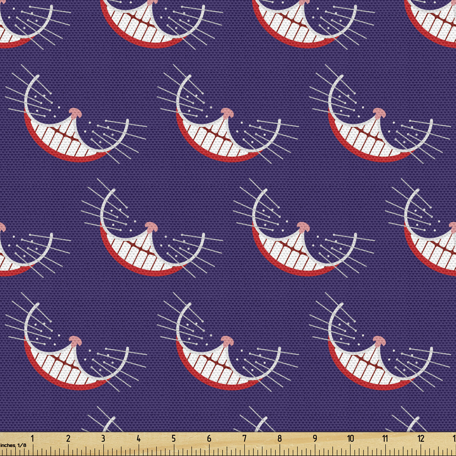 Ambesonne Fabric by The Yard Decorative Polyester Fabric for Home Accent - Picture 151 of 154