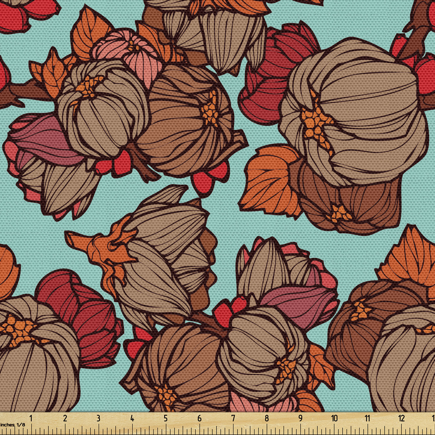 Ambesonne Fabric by The Yard Decorative Polyester Fabric for Home Accent - Picture 147 of 154